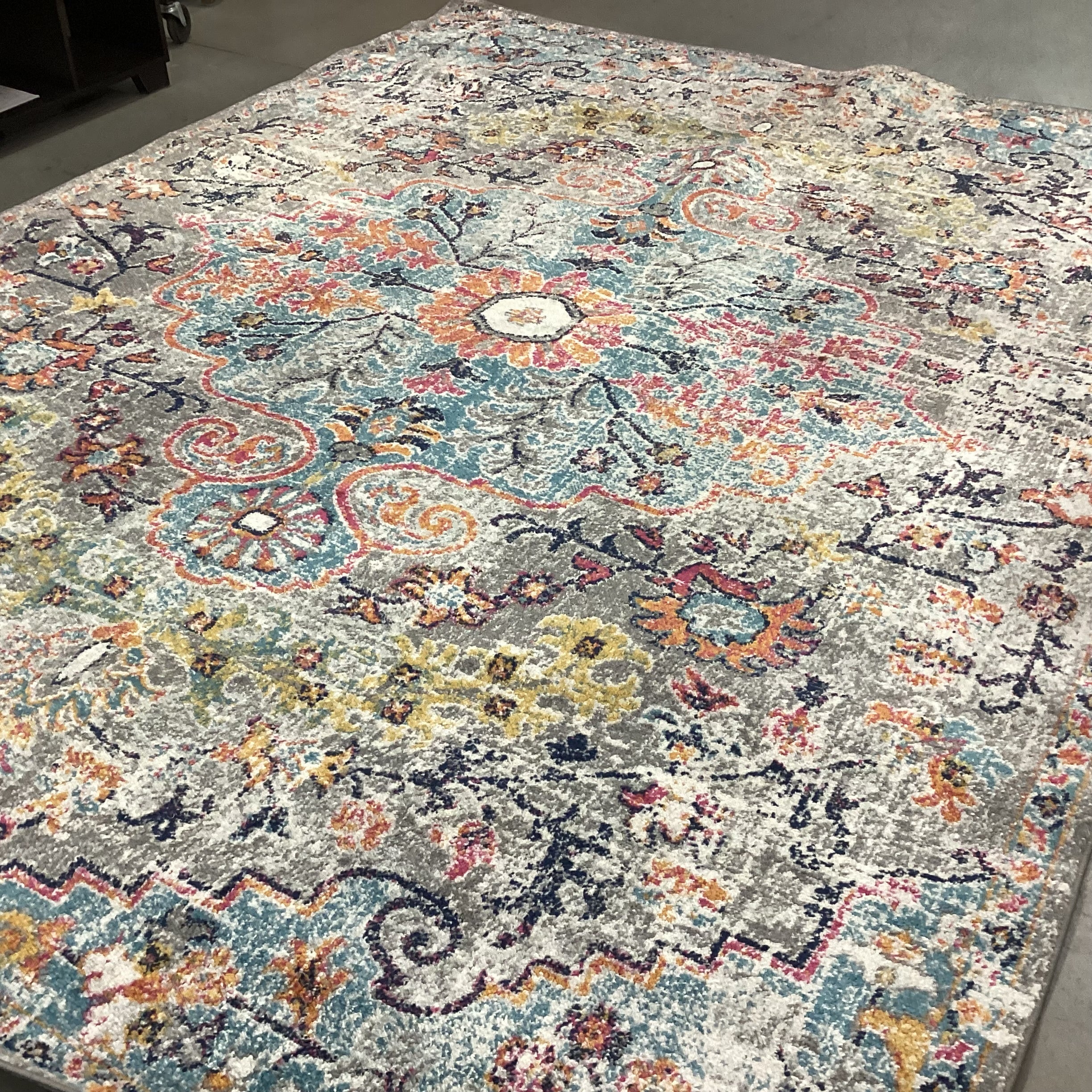 Surya Harput Collection Multi Brights Poly Rug 7'10"x 10'3"