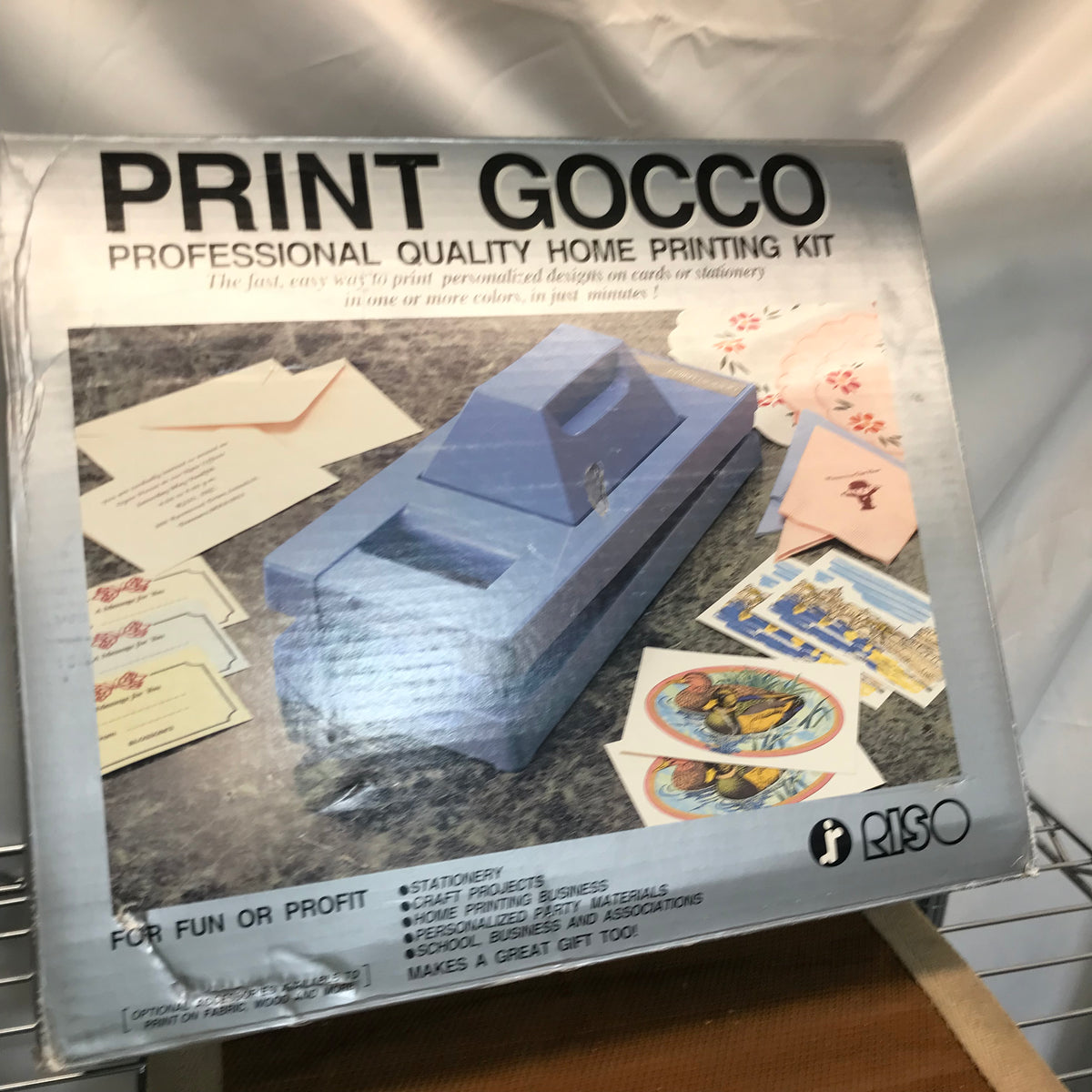 As is RISO Print Gocco PG-10 SUPER Kit Screen Printing Japan Vintage