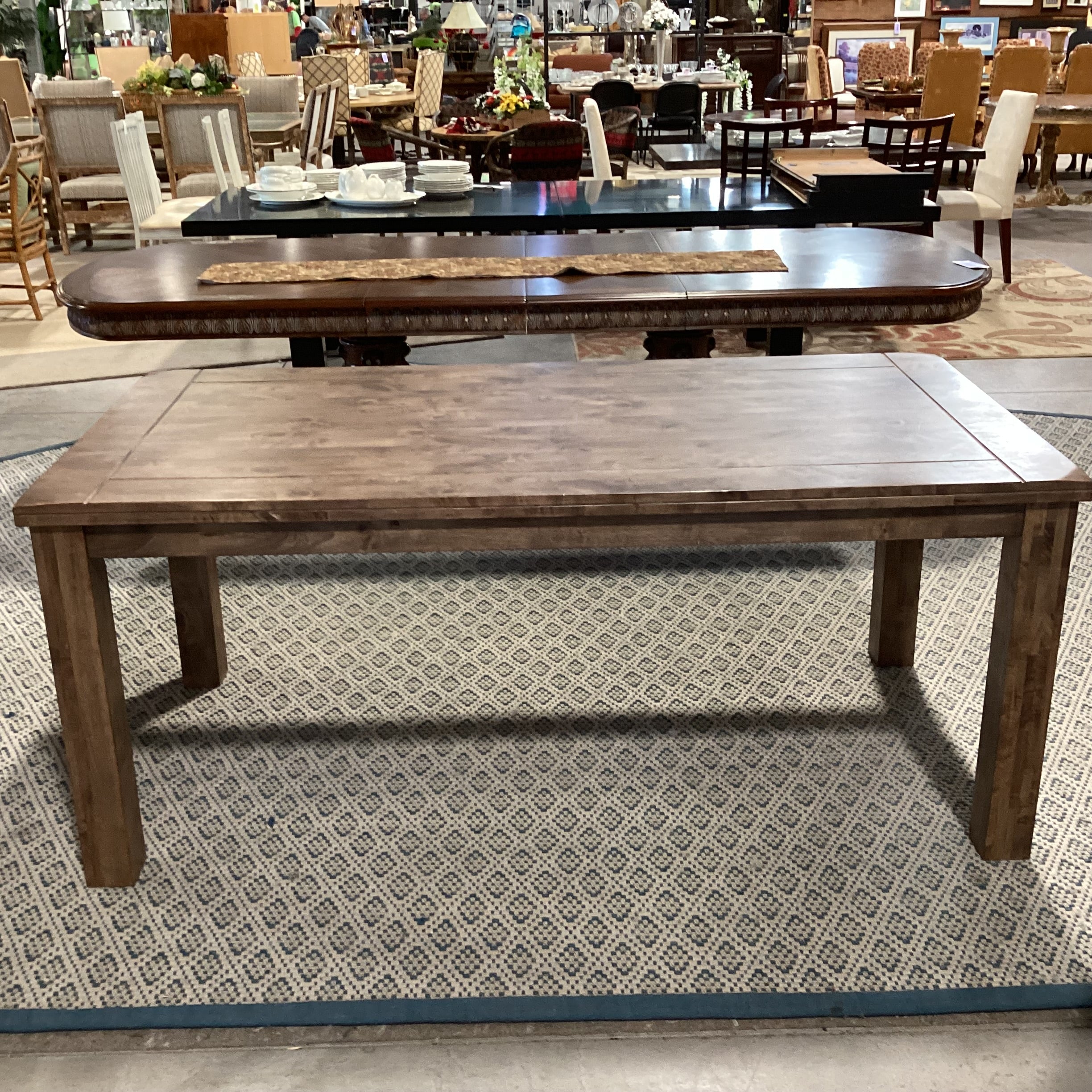 Coaster Fine Furniture Wood & Veneer Dining Table 71"x 35"x 30"