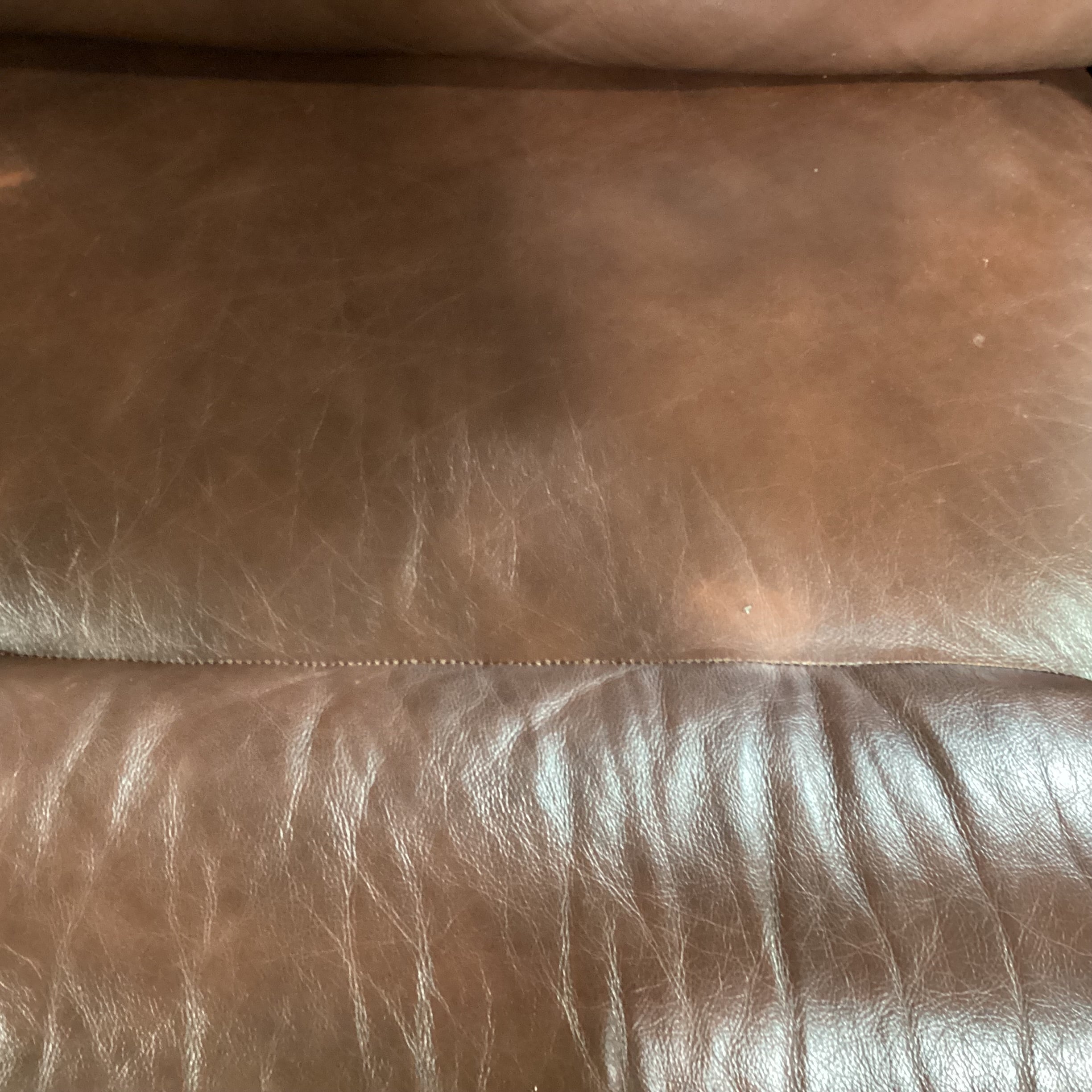 La-z Boy Brown Leather with End Recliners & Chaise 4pc Sectional 140"x 96"x 40"x 30"