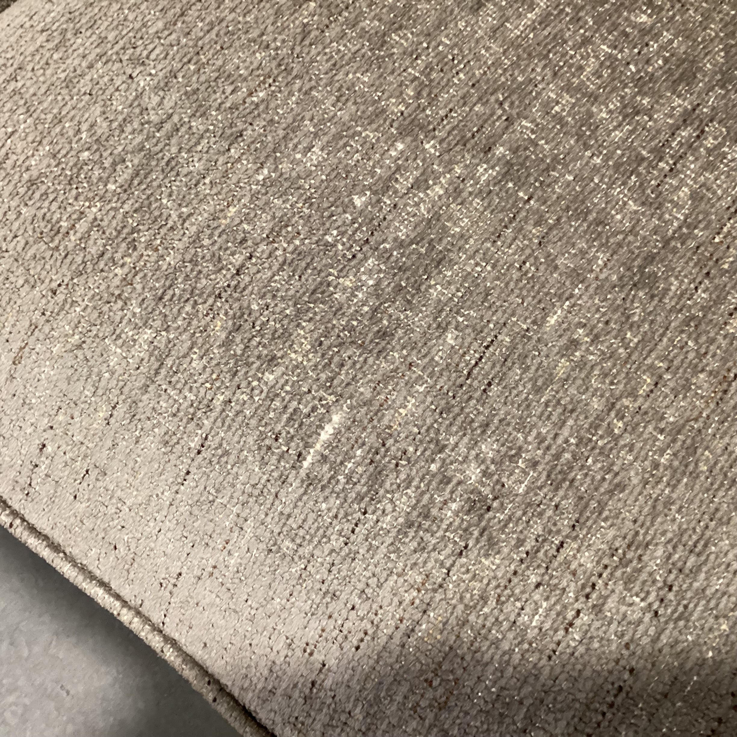 Colorado Style Home Furnishings Taupe Grey Woven Sofa 89"x 37"x 31"
