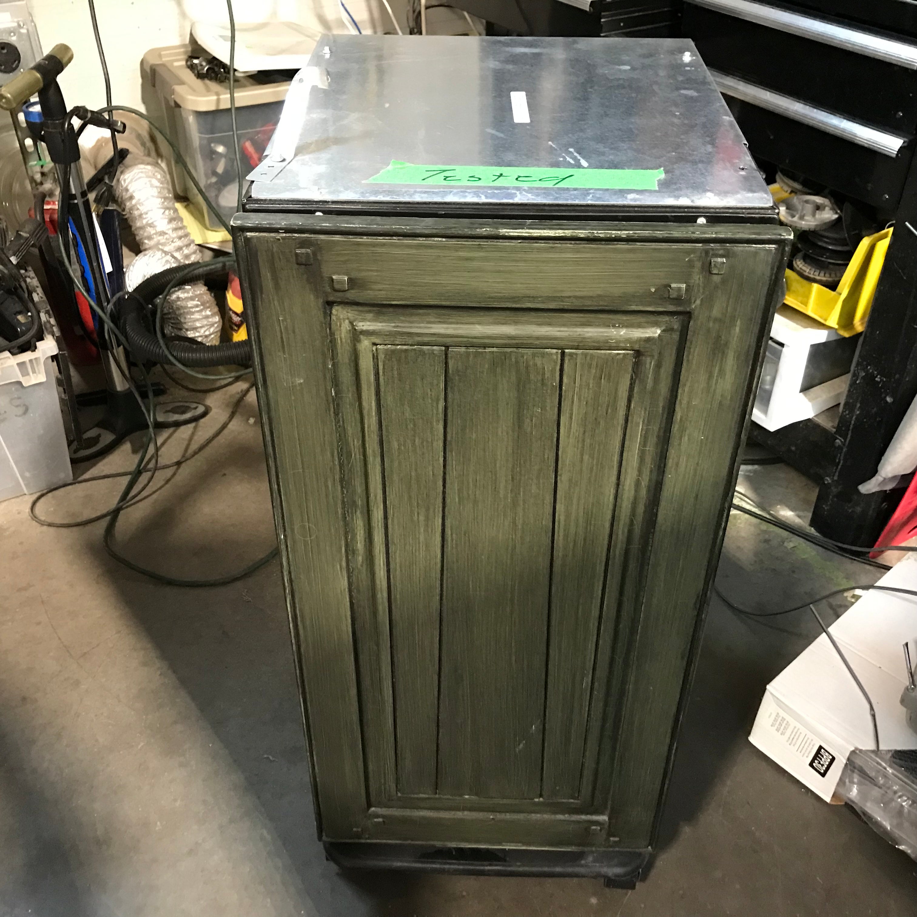 KitchenAid Wood-Paneled Door Trash Compactor 15"x 24"x 34"