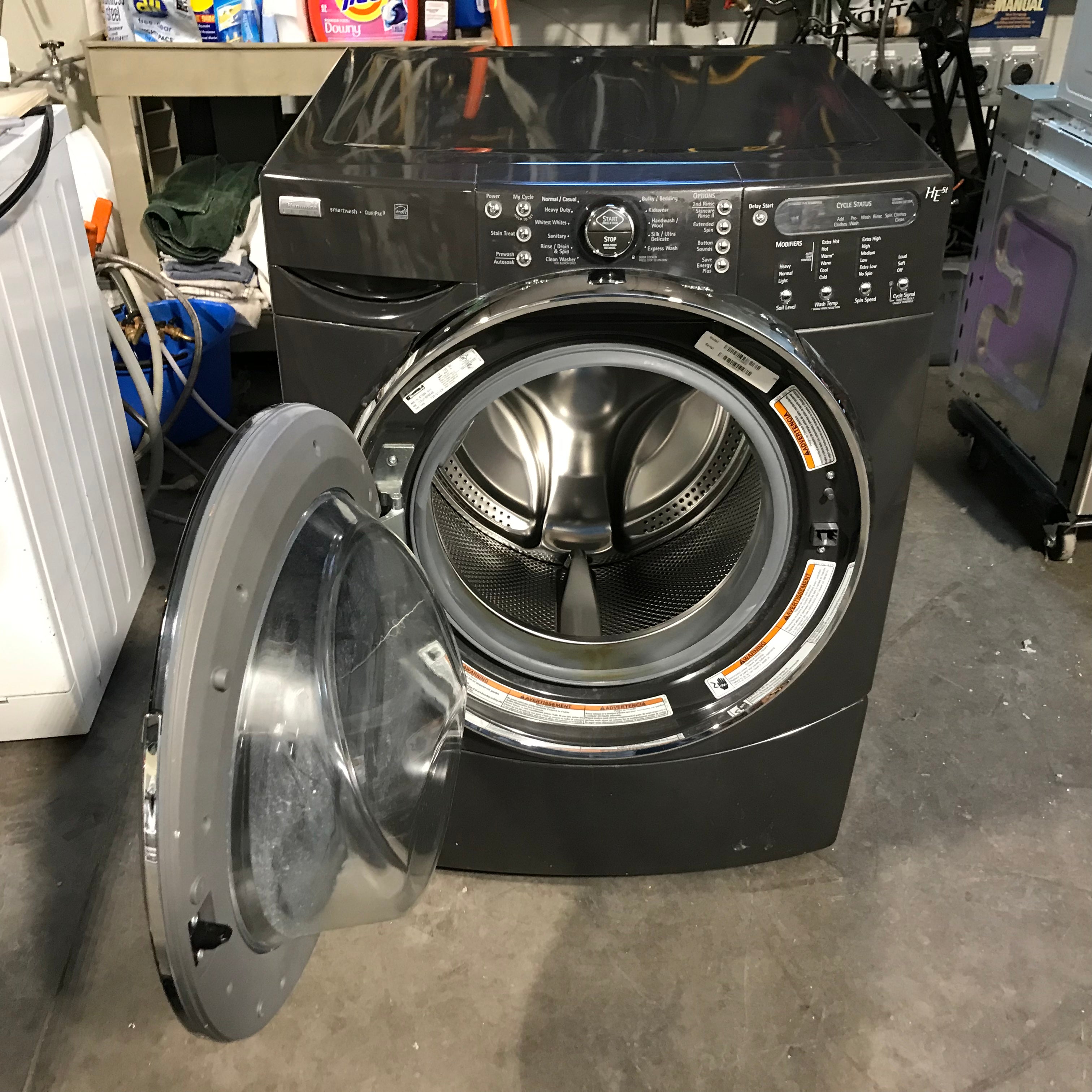 Kenmore Charcoal Front-load Washer 27"x 29"x 38"