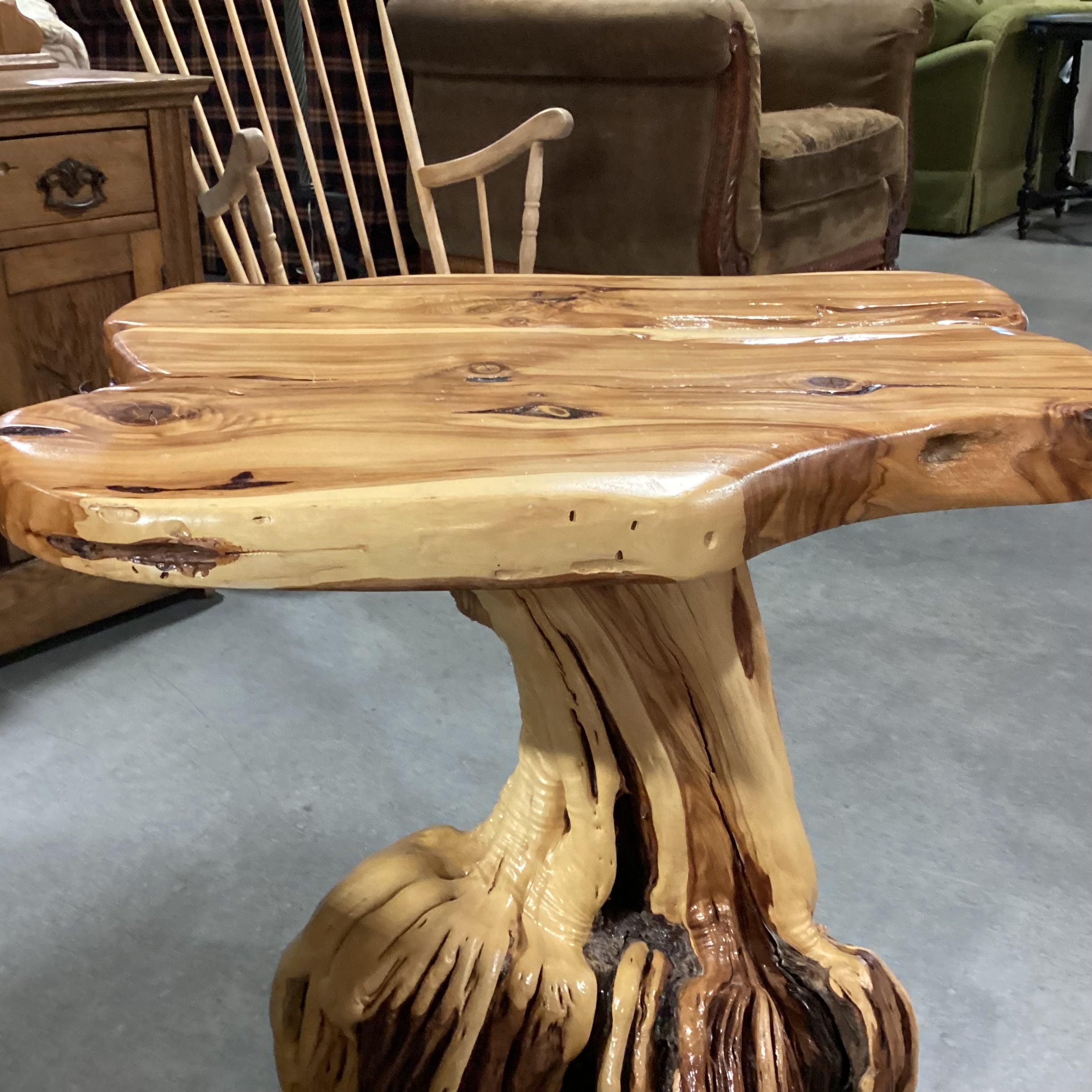 Vintage Tree Root Accent Table 27"x 23"x 25"