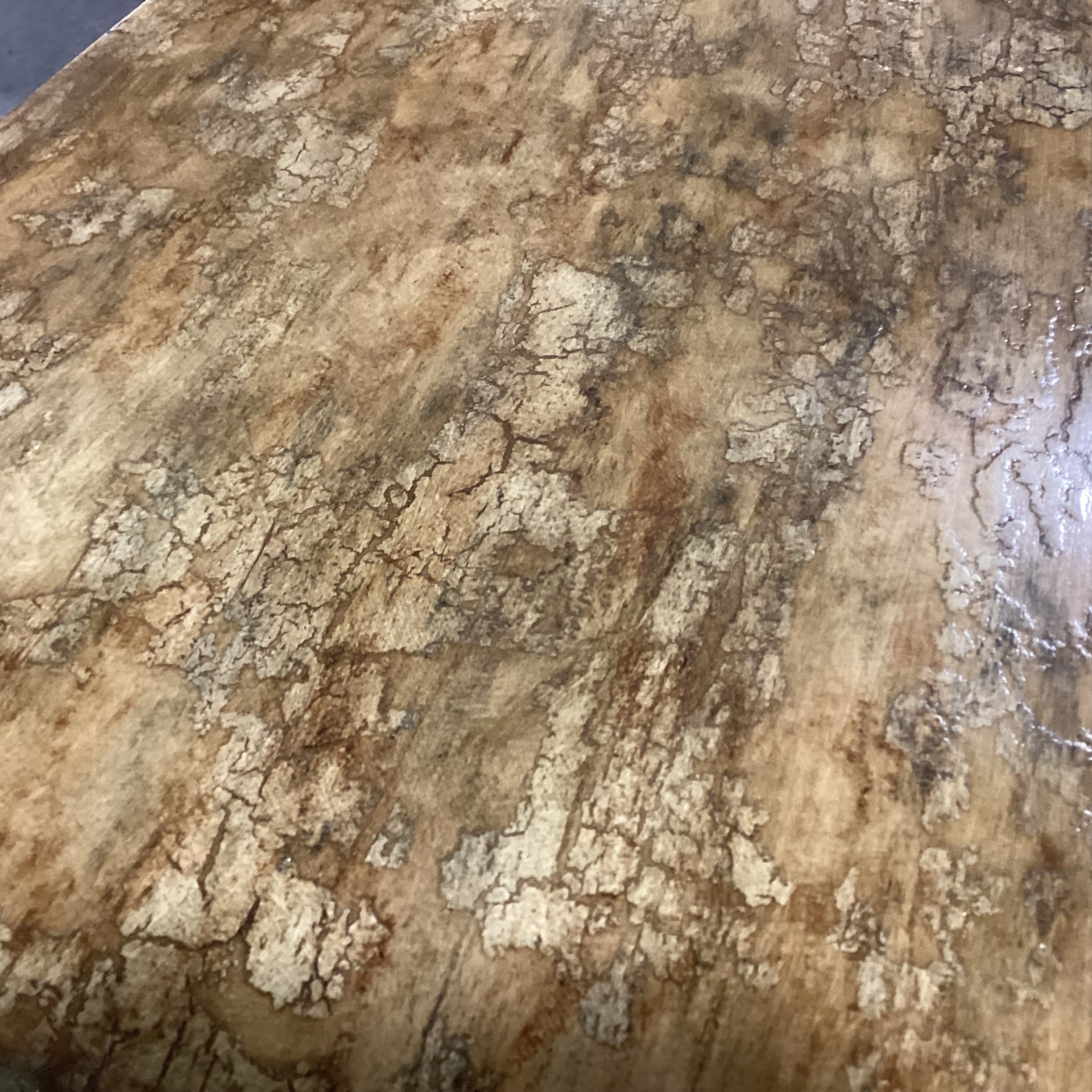 Golden Textured Distressed Finish Ornate Carved Wood 4 Door Credenza 72"x 22.5"x 34"