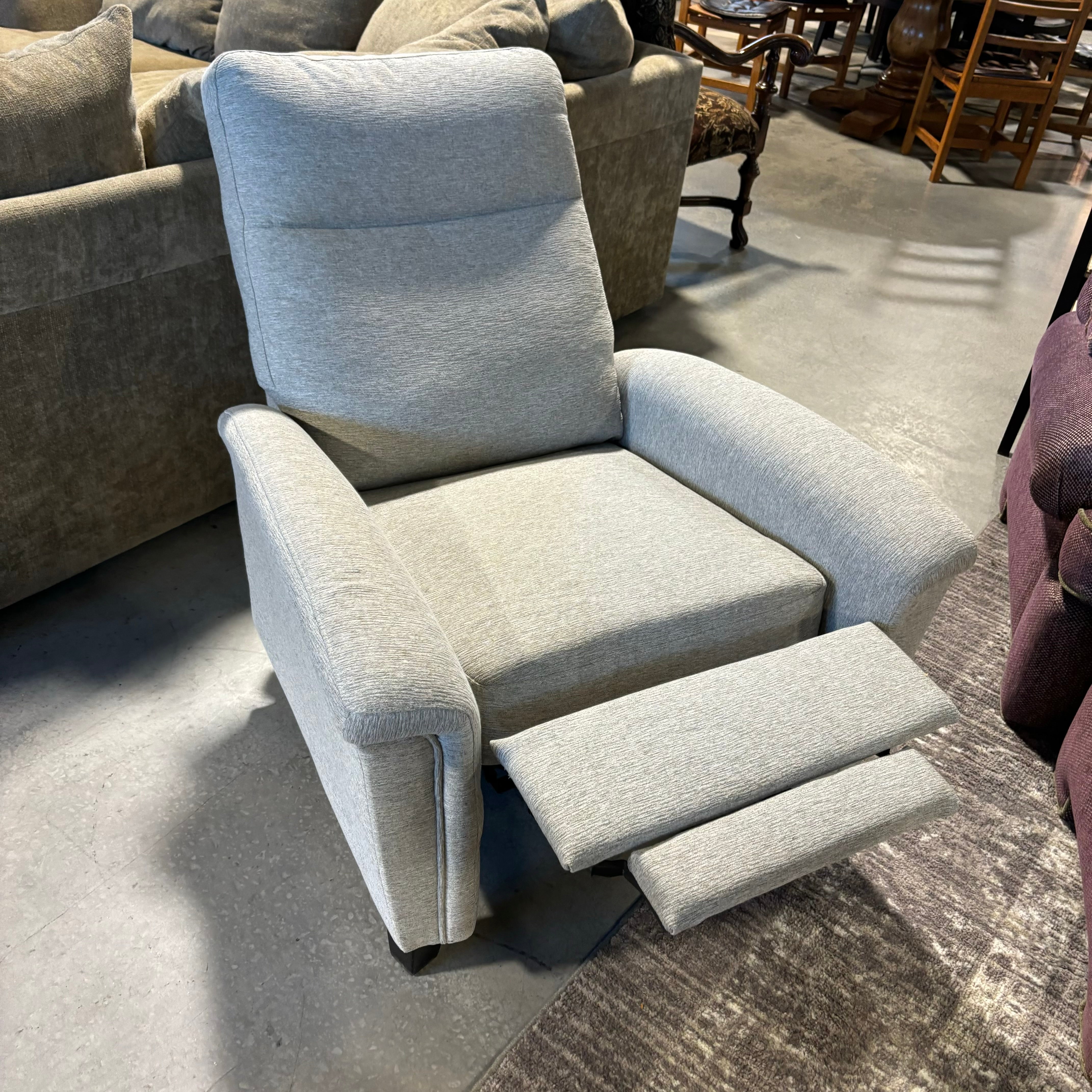 Heather Grey Recliner Chair 36"x 36" to 62"x 41"