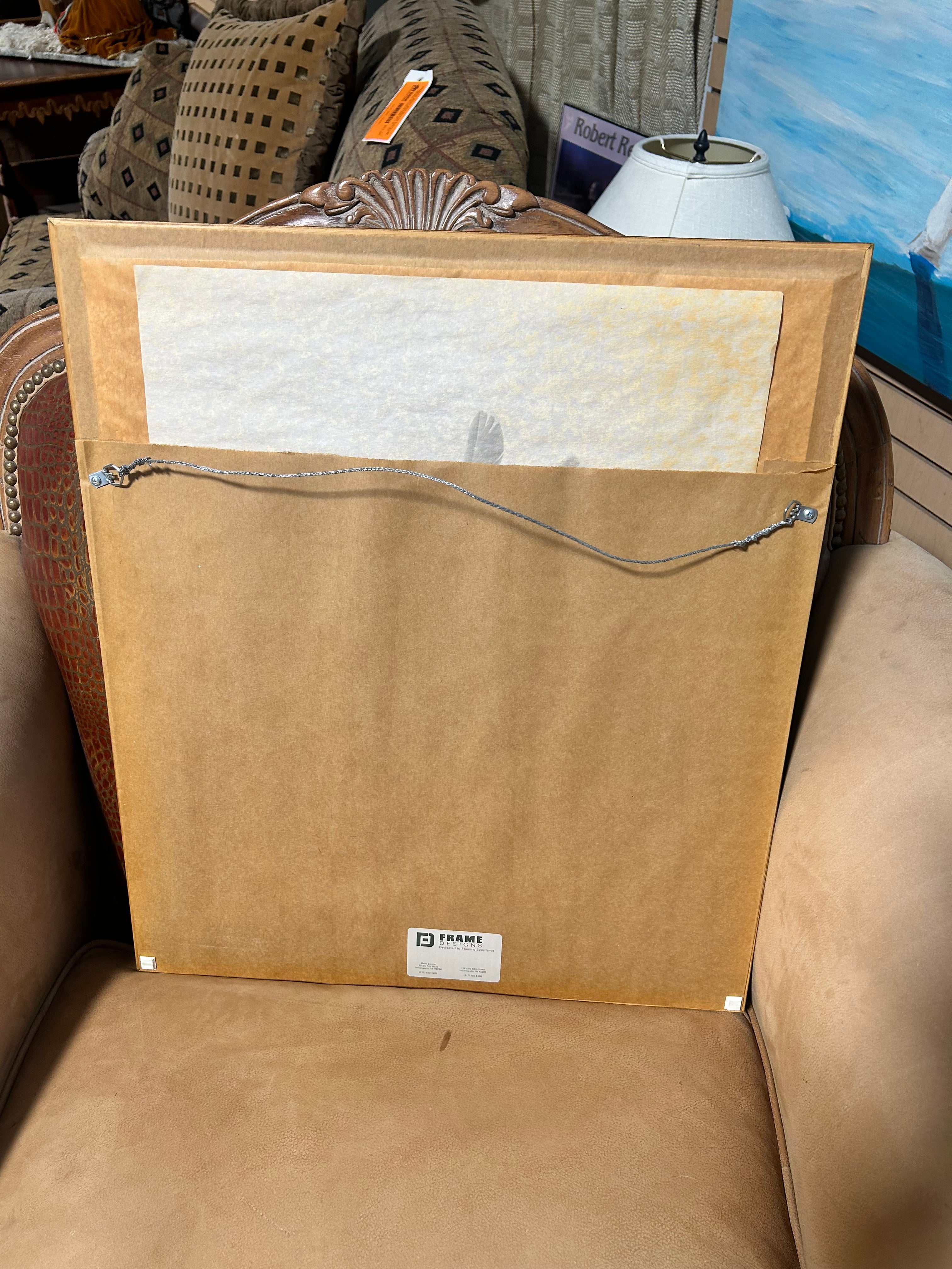 John A.Ruthven Limited Edition Lithograph Print Titled Miami Indian II" 20"x 23"