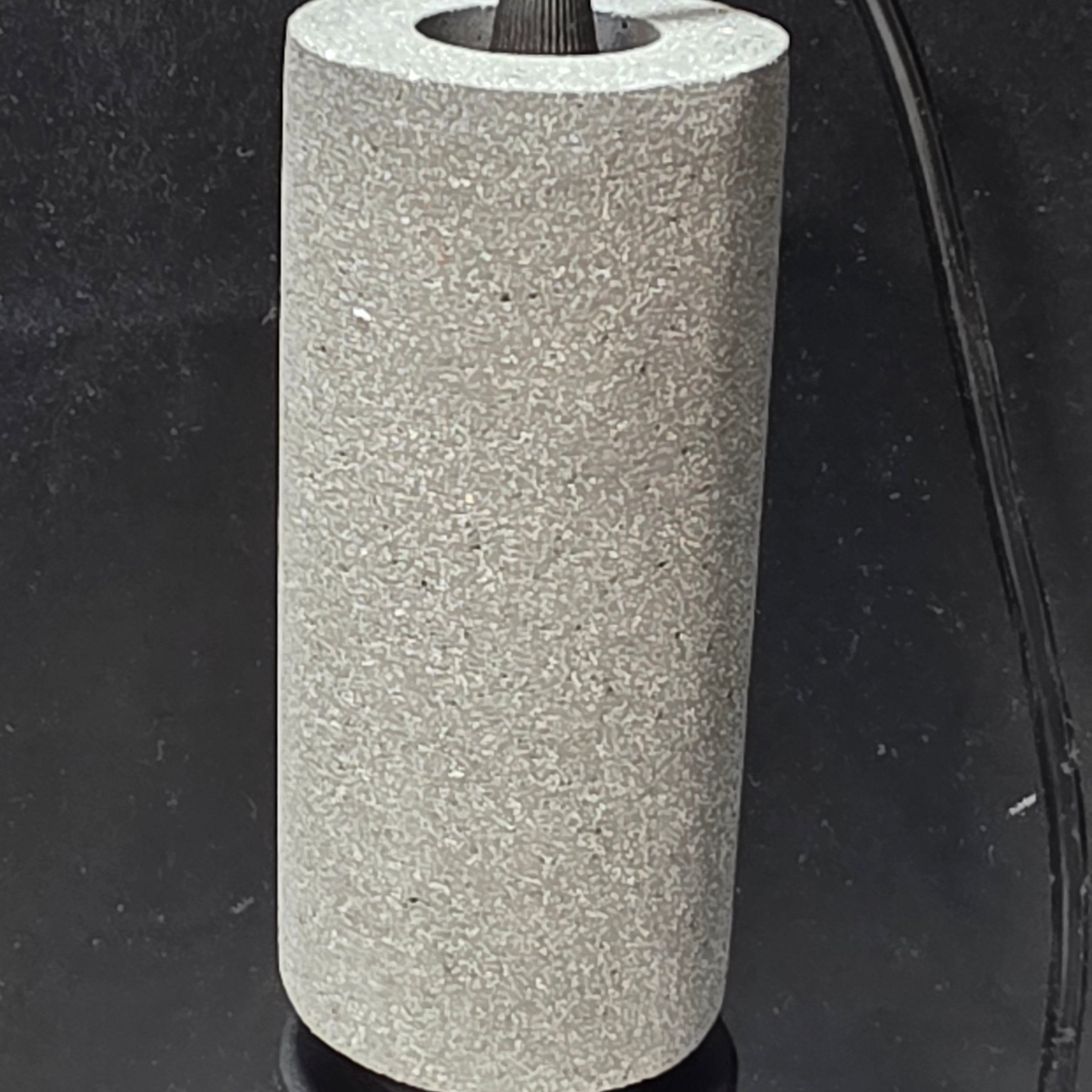 NEW Concrete Linear Caged Lightbulb Pendant  2.5"D x 14.25"