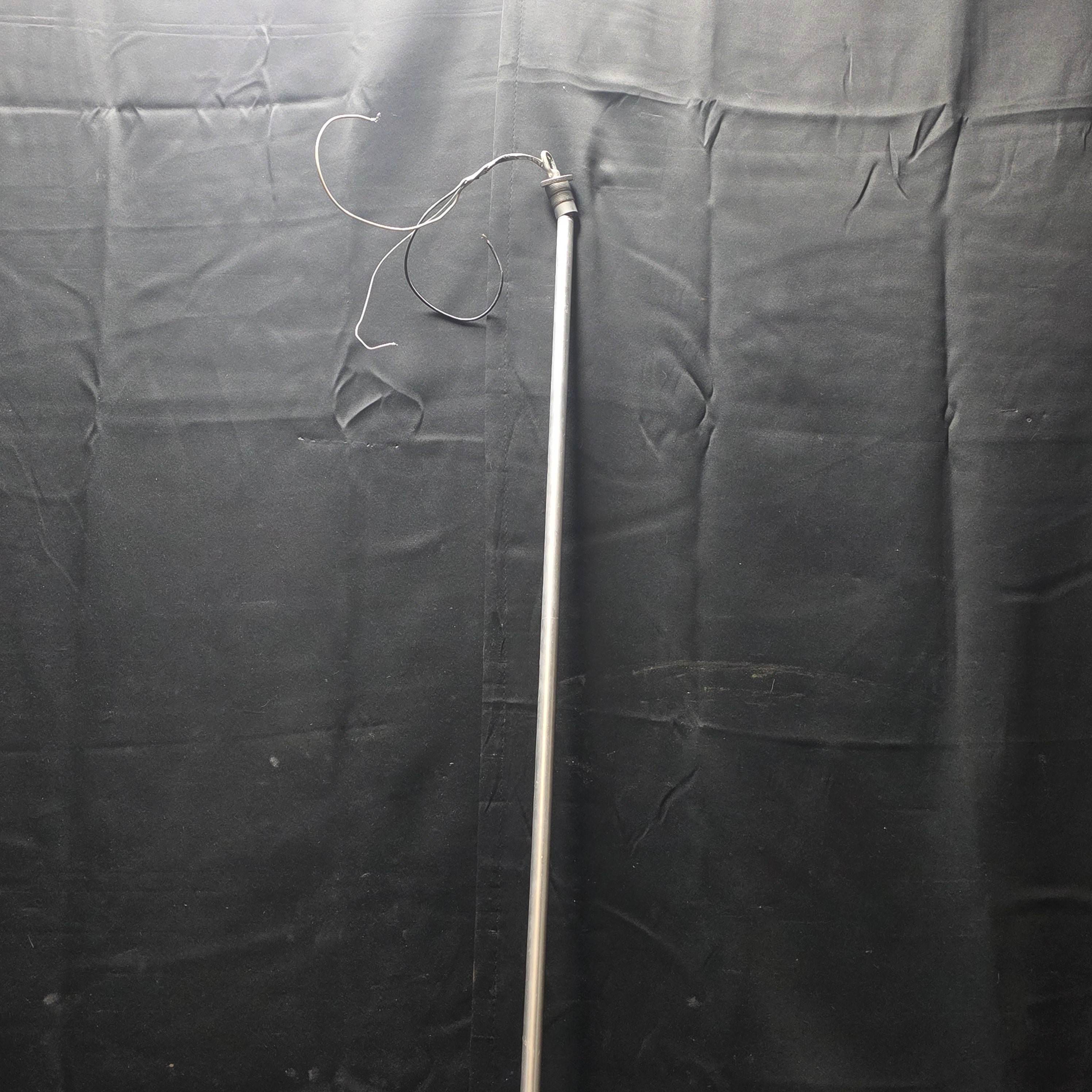 Eight Light Nickel Sputnik Mid-Century Modern Ceiling Light 22"Dx90"