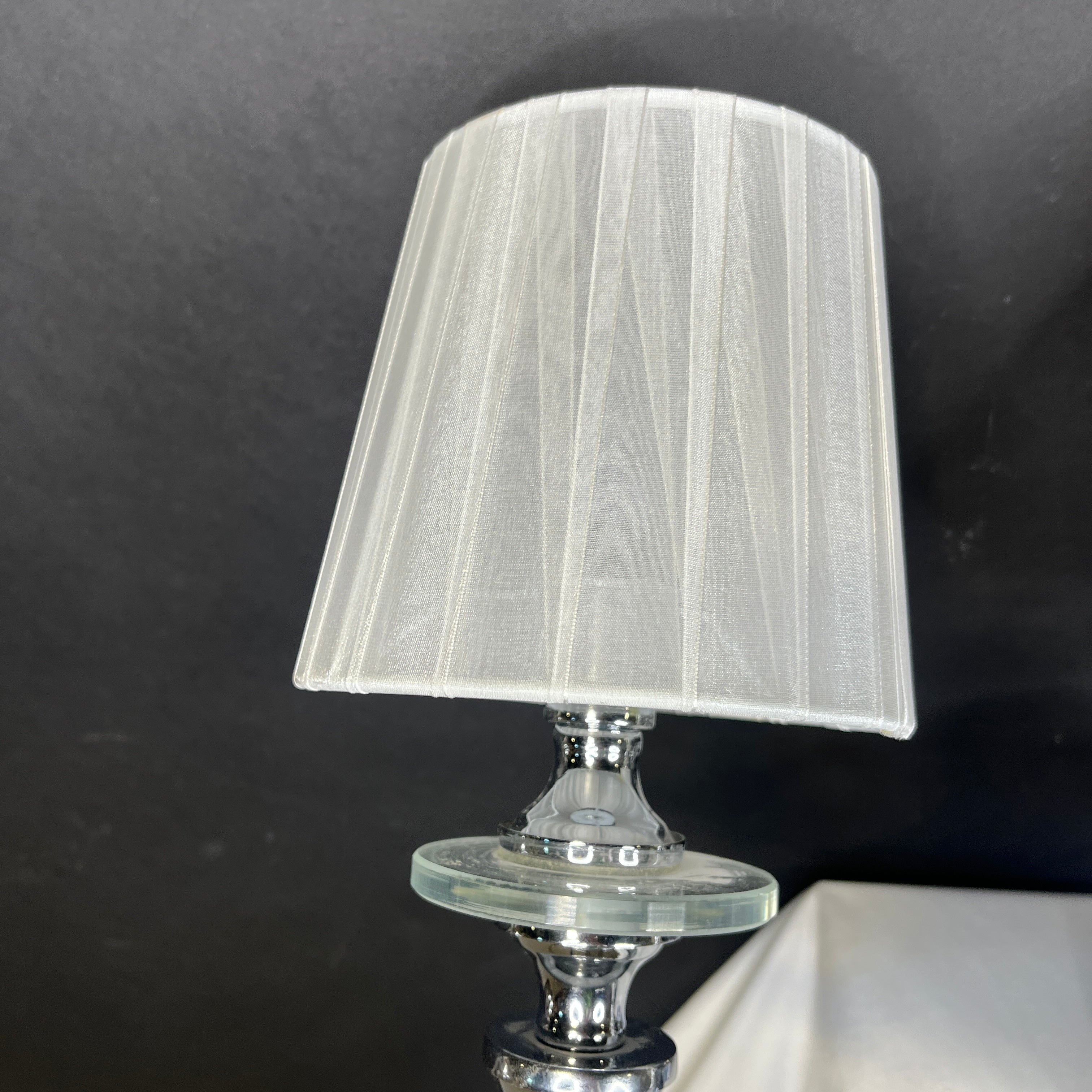 ArtCraft Contempra 3-Light Chrome Transitional with Shades Vanity Wall Sconce 24”x 8.25”x 4”