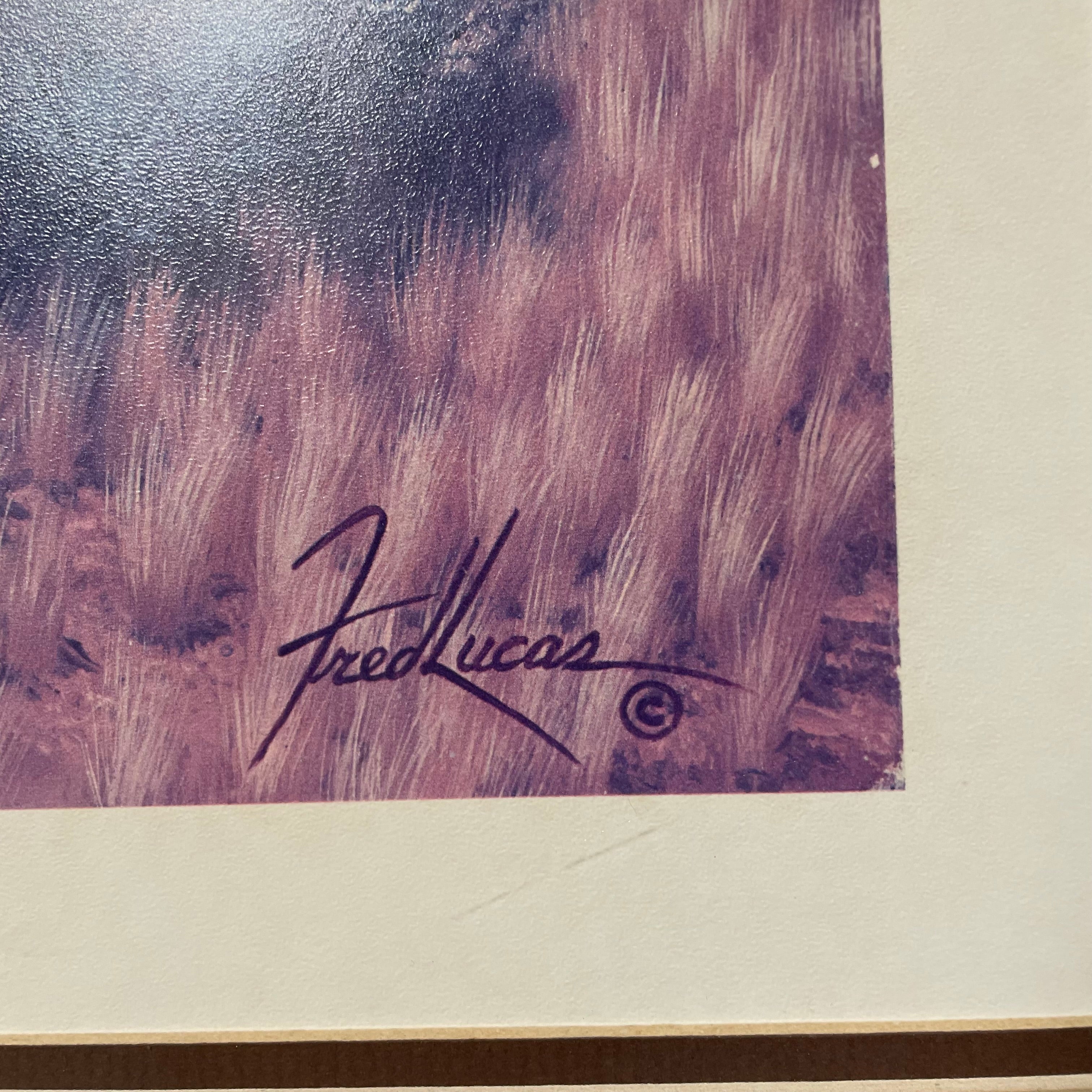 Fred Lucas "Arizona Lifeline" Print In Wooden Frame 43 1/2" x 34"