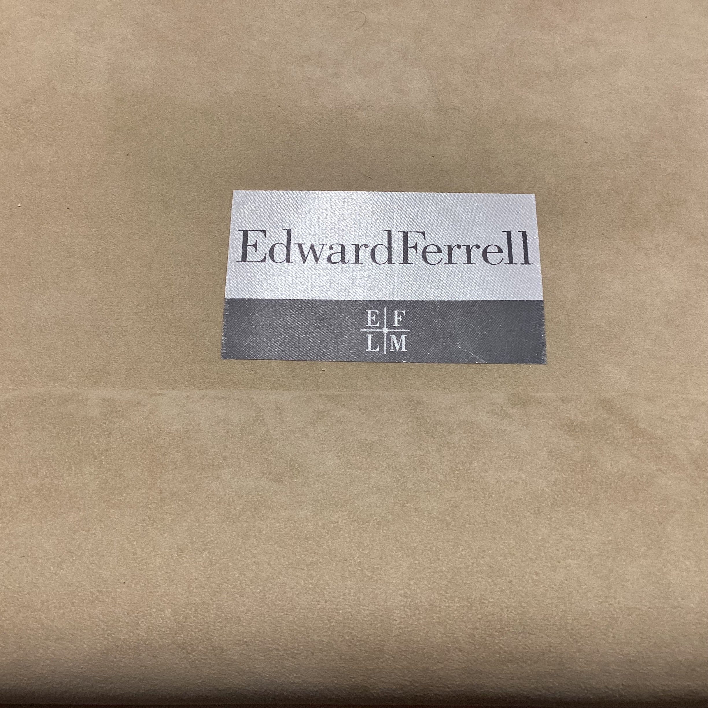 Edward Ferrel Golden Ultra Suede Button Tufted Swivel Chair 32"x 35"x 33"