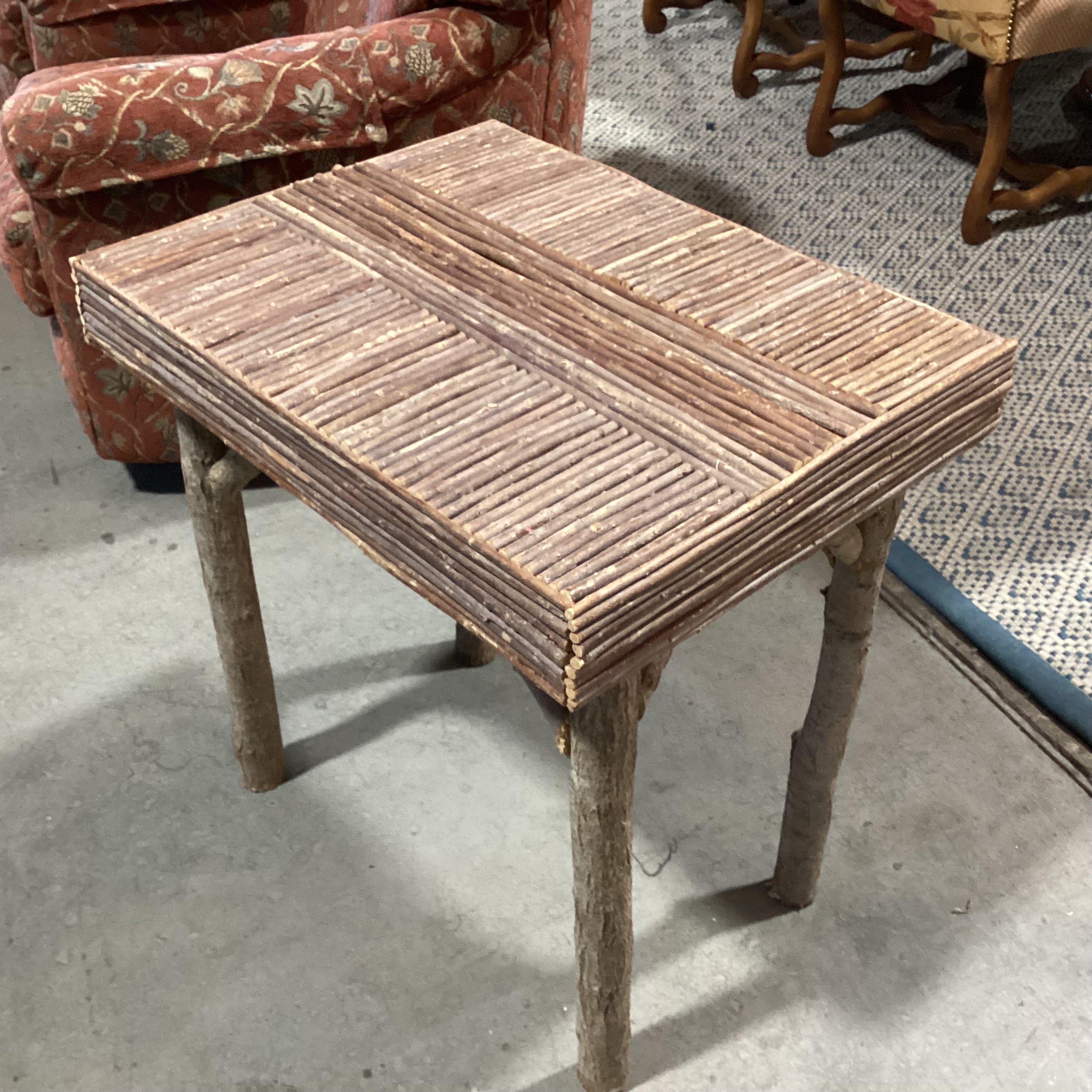 Log & Branch Rustic Accent Table 25"x 19"x 26"