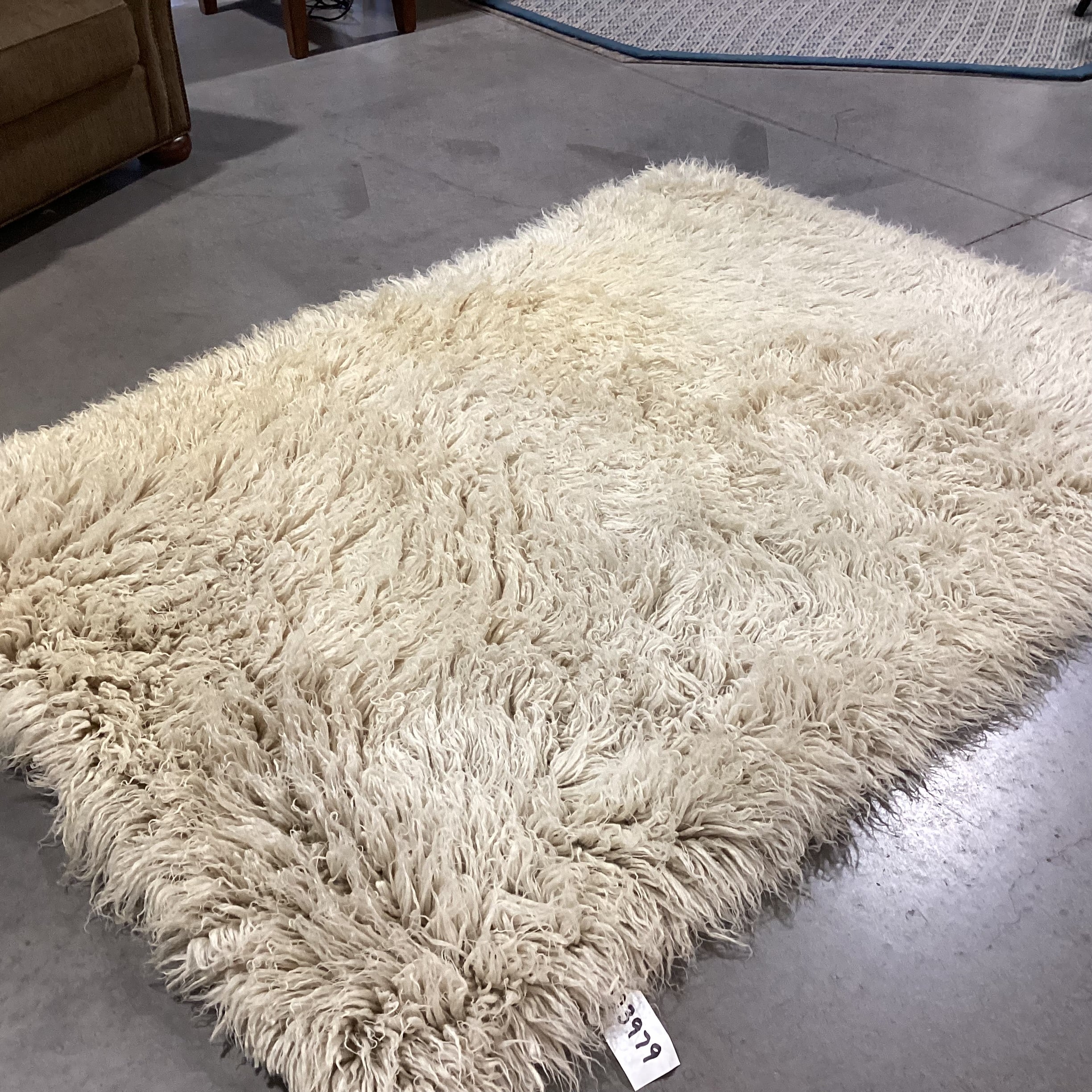 Kokkinos Flokati New Zealand Virgin Sheeps Wool Rug 5'6"x 7'6"