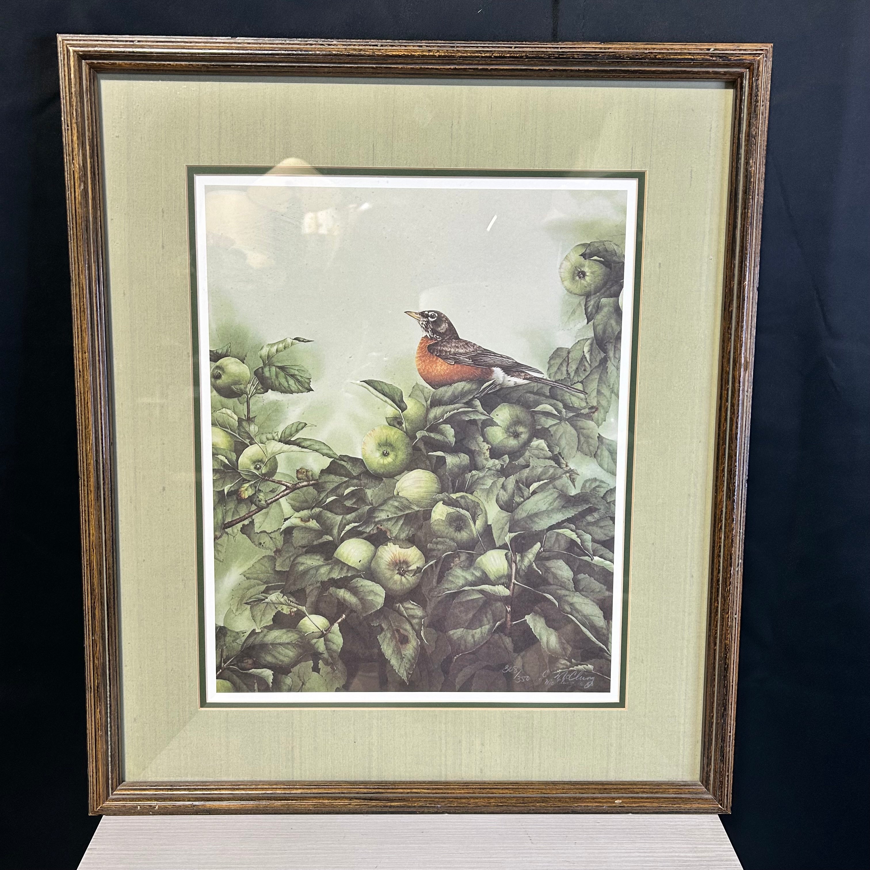 Catherine McClung Vintage Signed 308/350 Framed Lithograph 20,5x 24"