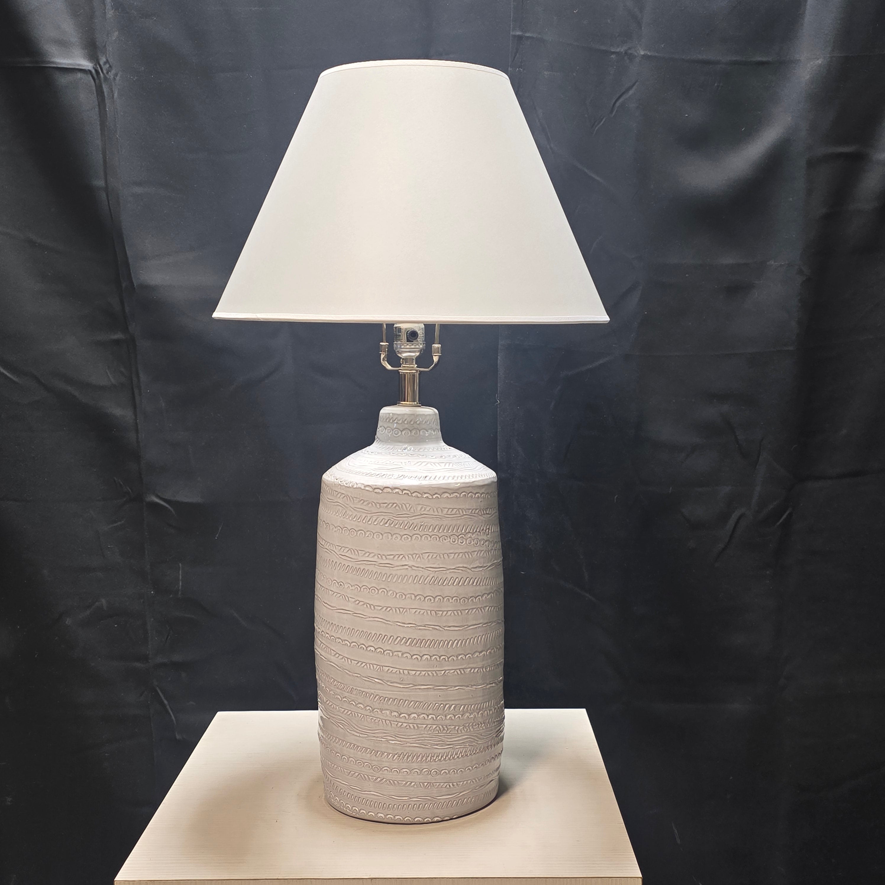 Jamie Young Co. Pottery Lamp (Heavy) 8.75"x 32"
