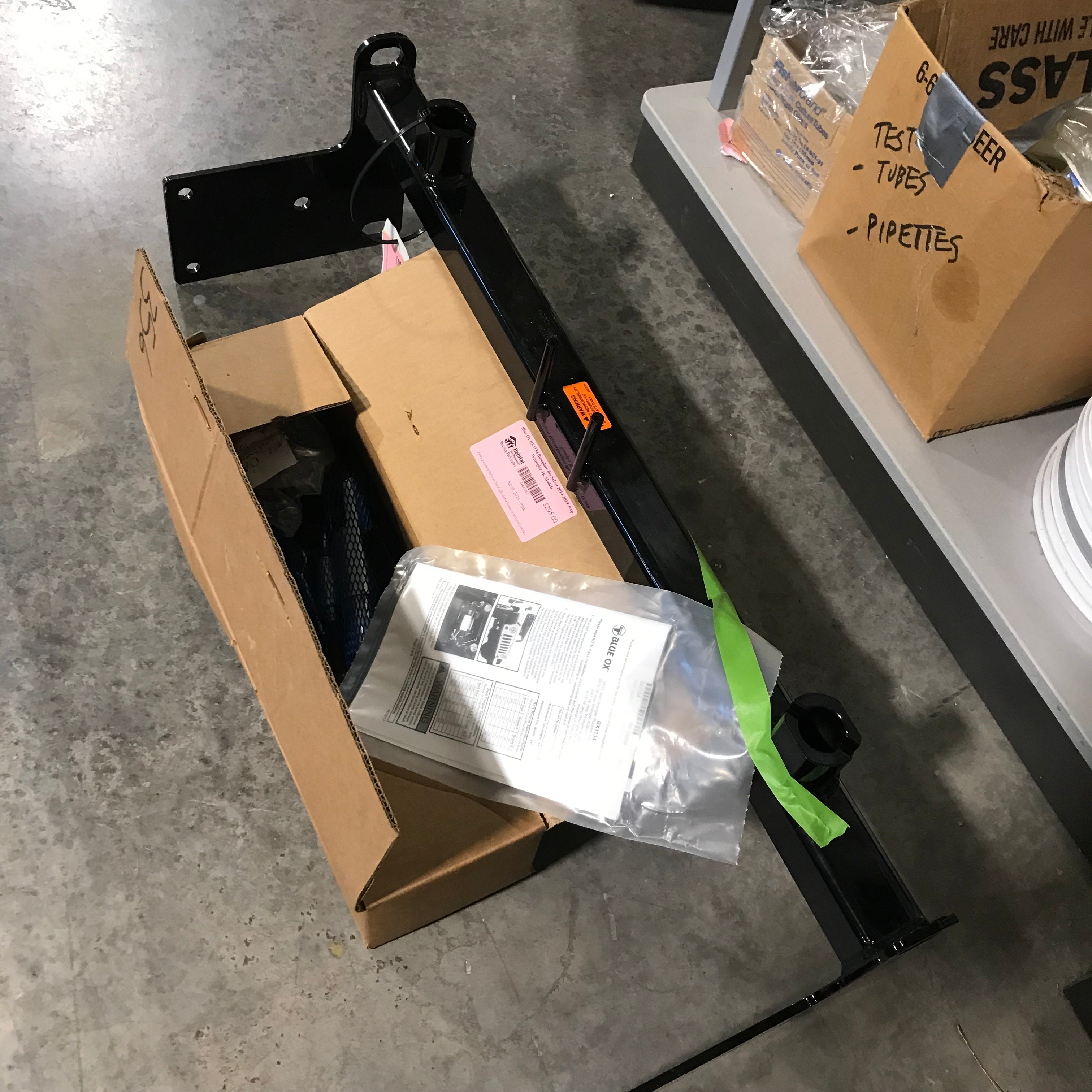 Blue Ox BX1134 Baseplate fits Select 2014-2018 Jeep Wrangler JK Models (towbar attachment point)