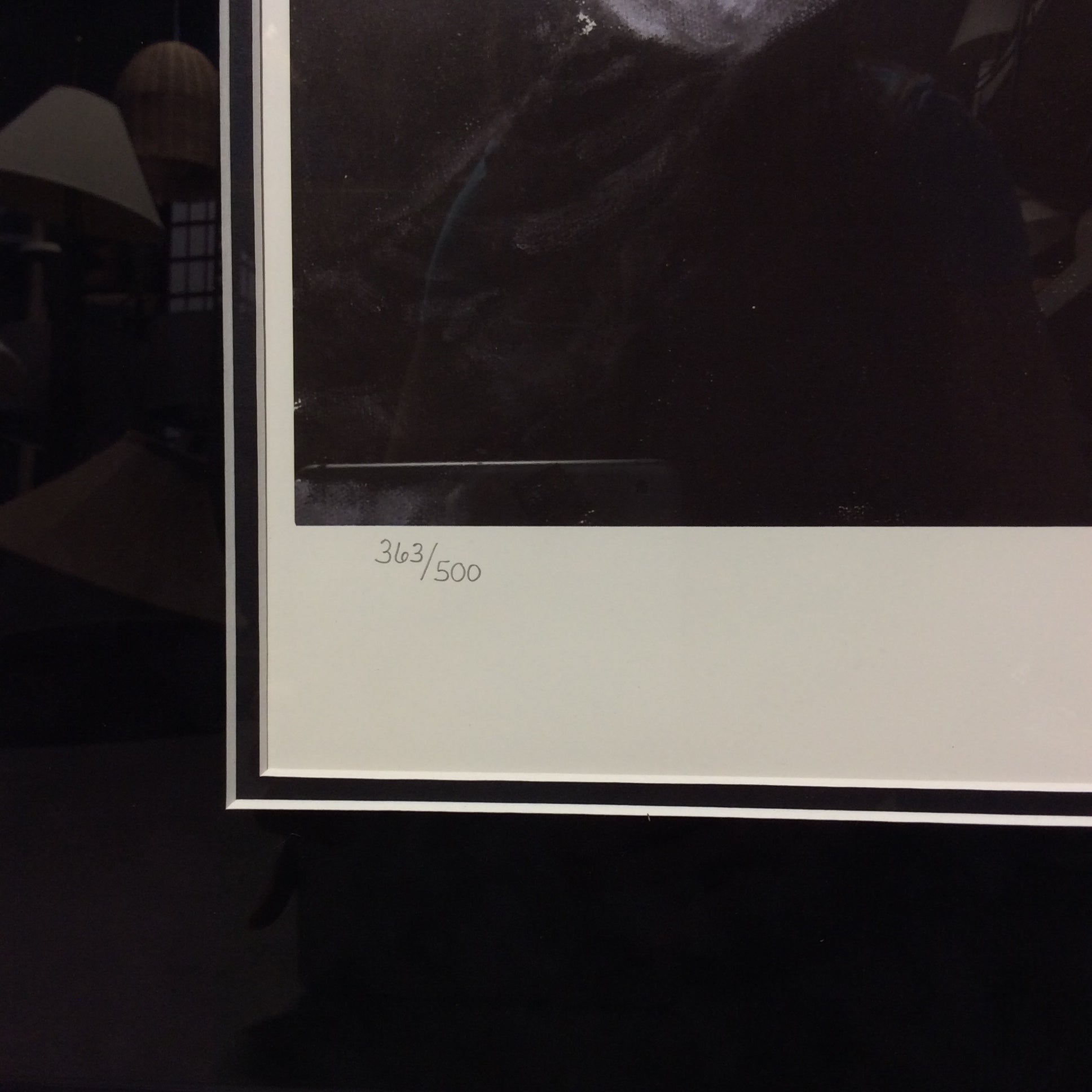 Stephen Holland Signed Limited Edition Portrait Drawing Print Autographed By Sugar Ray Leonard 31" x 52 1/2"