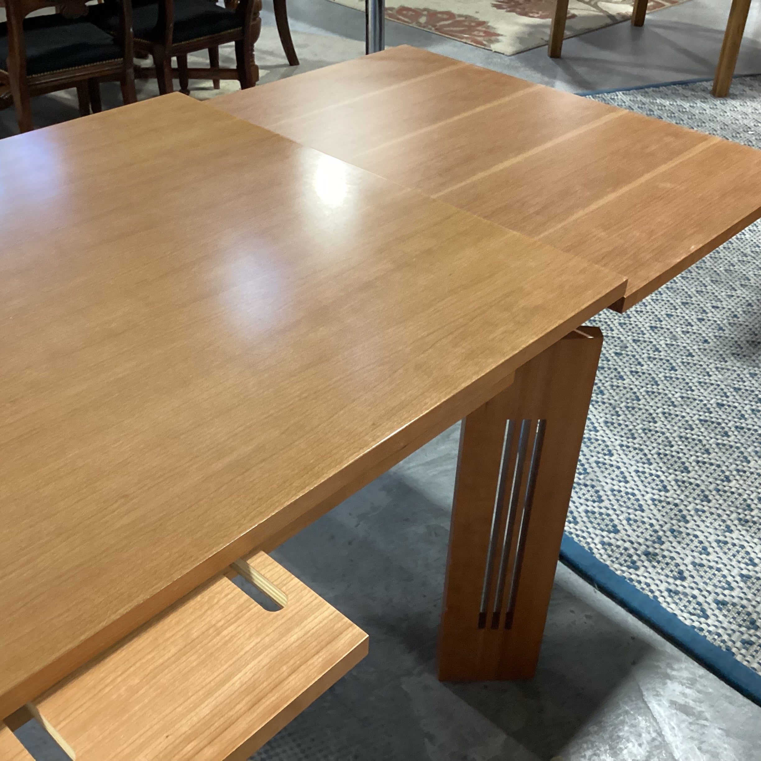 C R Mackintosh by Cassina Berlino Extendable Dining Table 57" to 104.5"x 35.5"x 29.5"