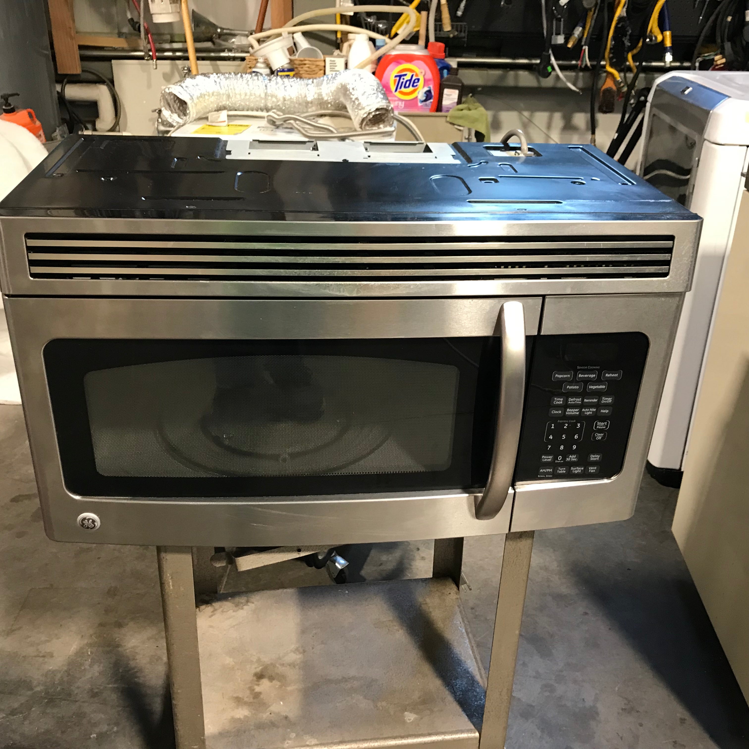 GE Stainless Steel Over-The-Range Microwave 30"x 15"x 16"
