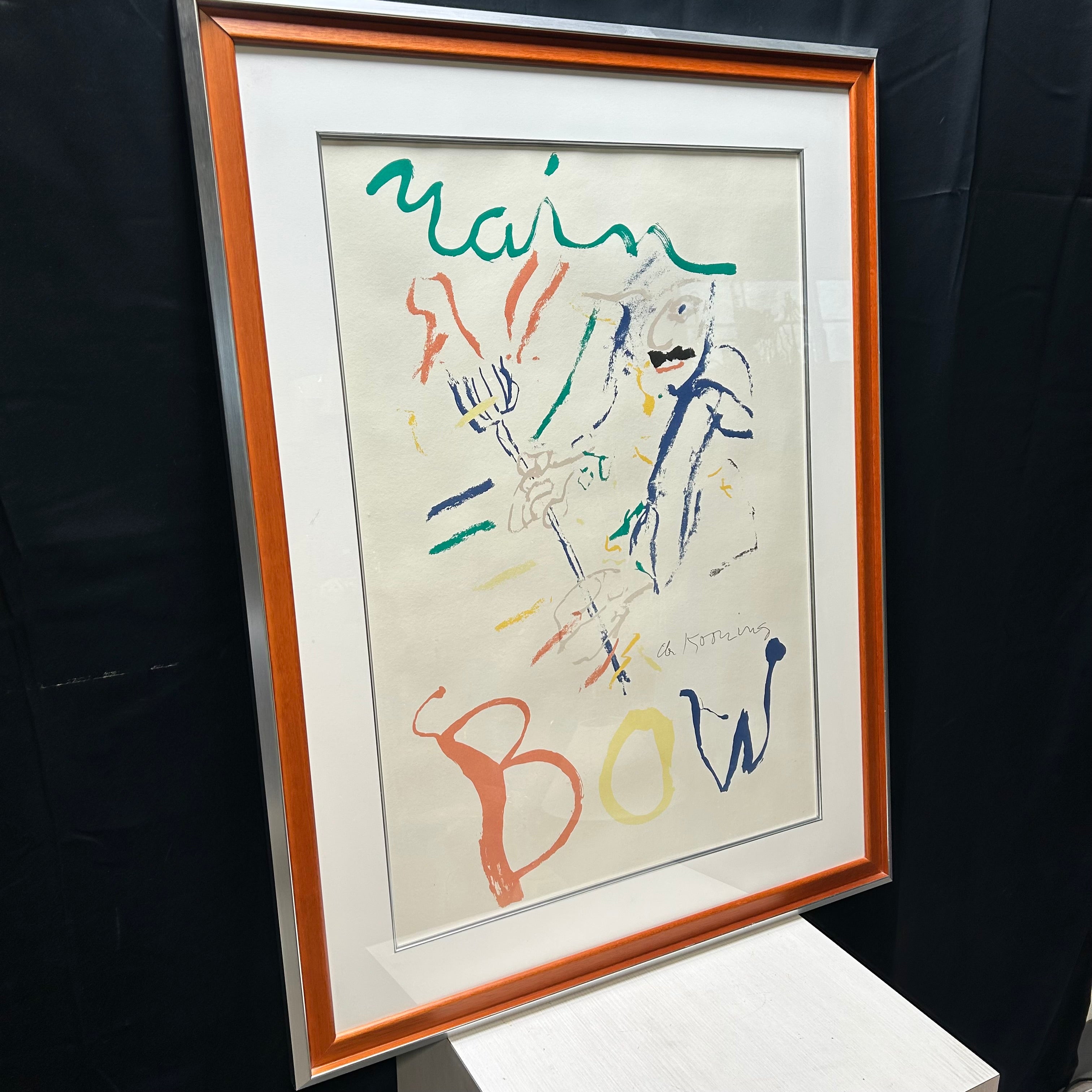 Willam De Kooning "Thelonious Monk,Devil At The Keyboard Lithograph 33.5"x 43.5"