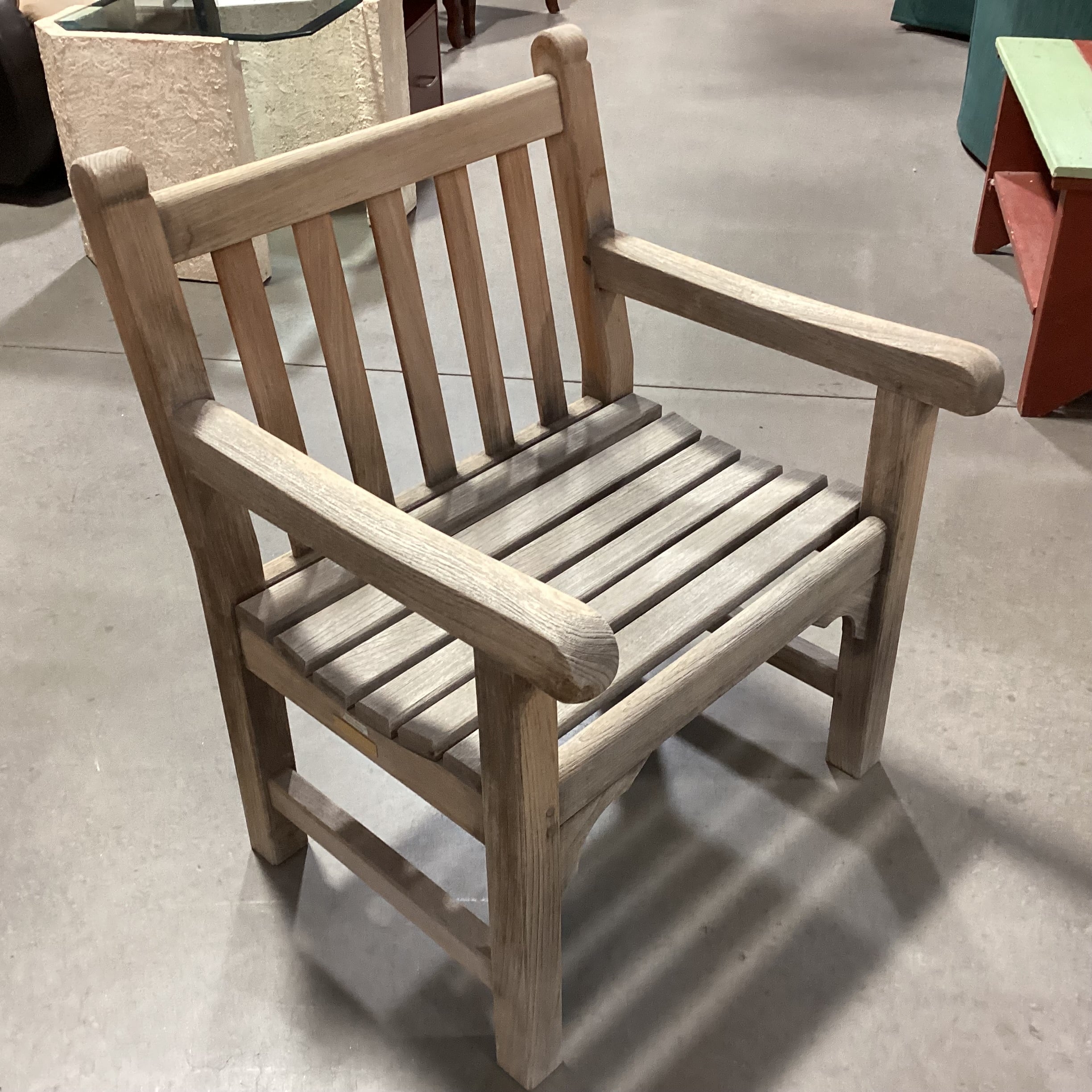 Kingsley Bate Teak with Cushion Chair 27"x 27"x 35"