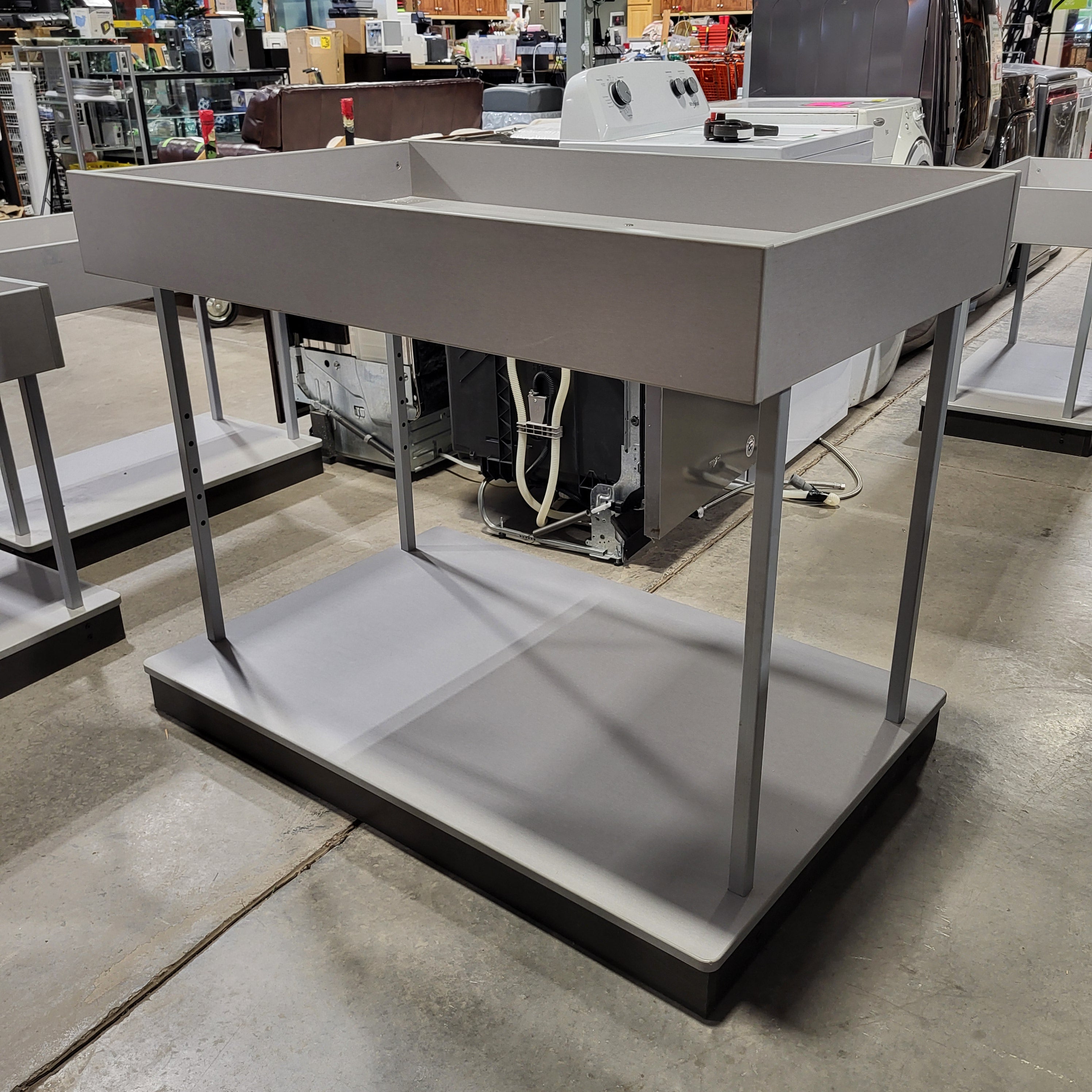 MDF Grey Tone Display Table 48"x 29.5"x 38"