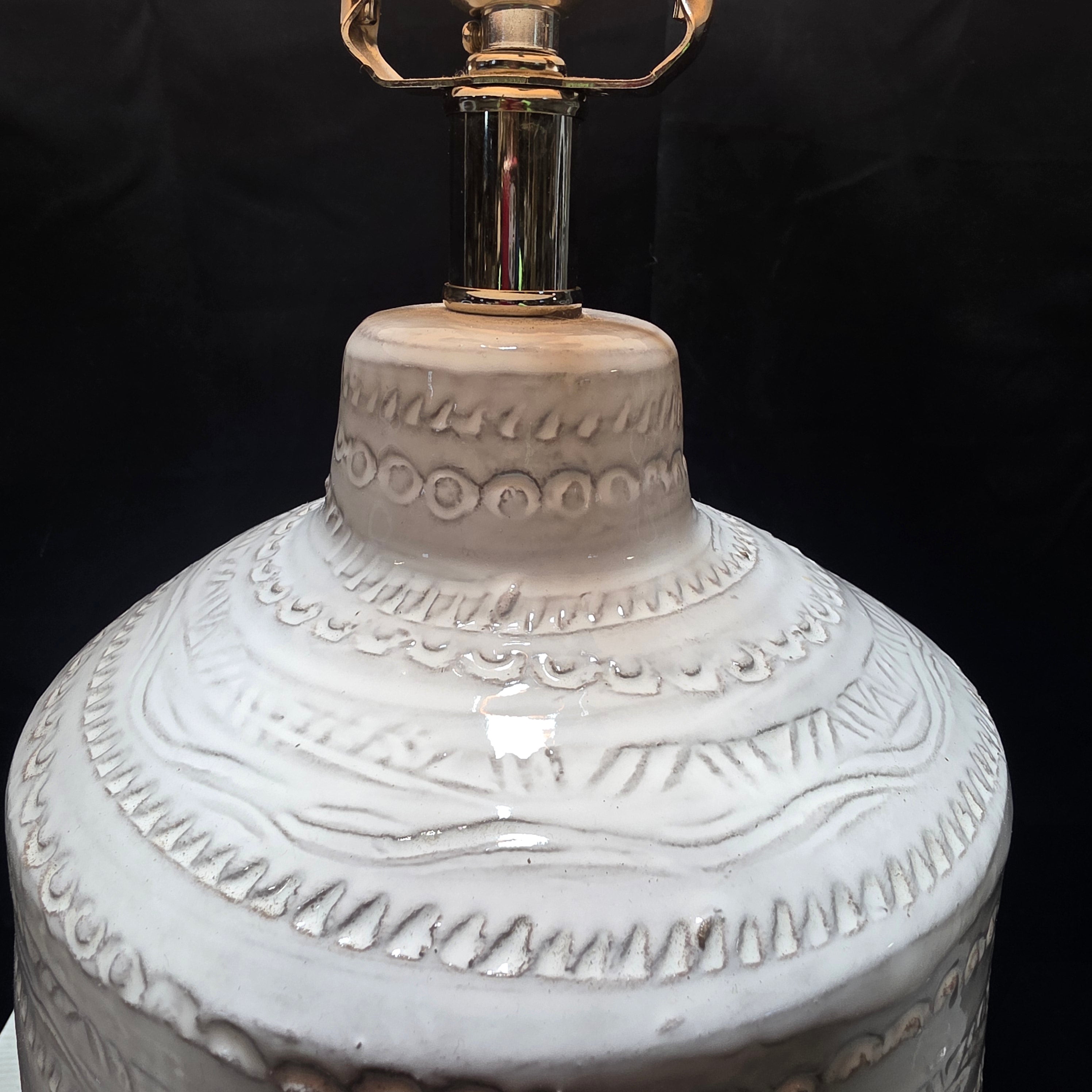 Jamie Young Co. Pottery Lamp (Heavy) 8.75"x 32"