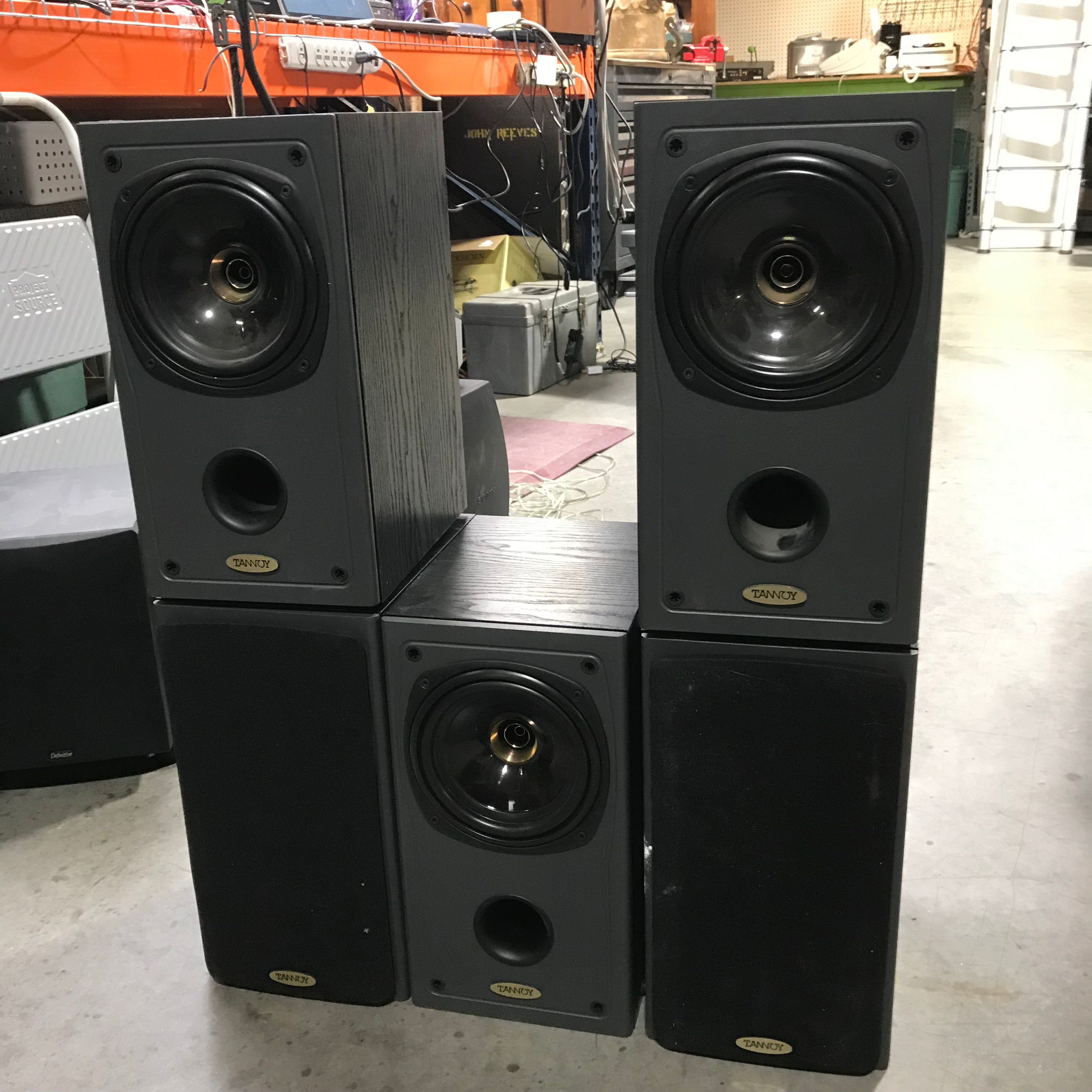 TANNOY 2 Front / 2 Rear / 1 Center Speakers