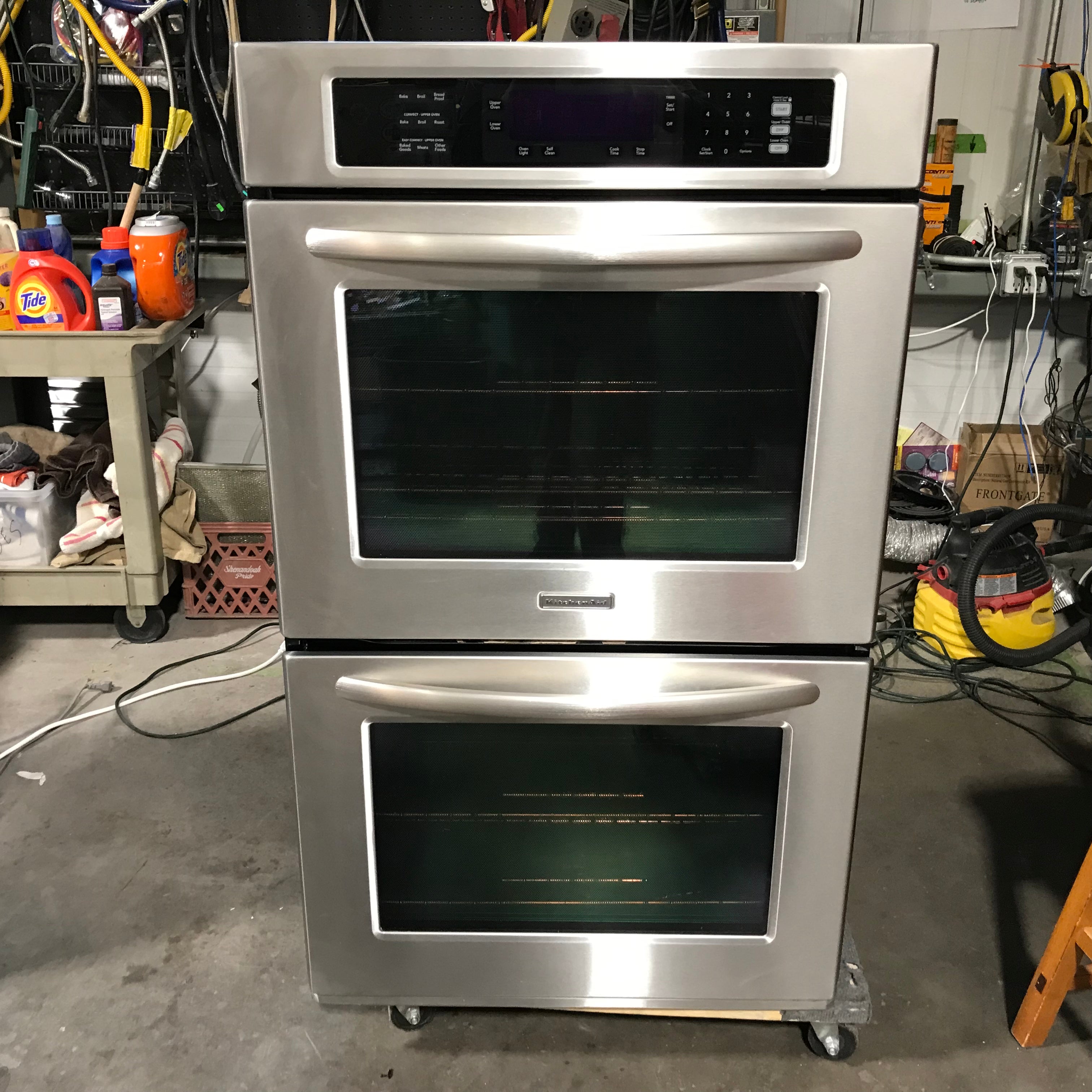 KitchenAid Stainless Steel Double Oven WallOven 30"x 24"x 51"