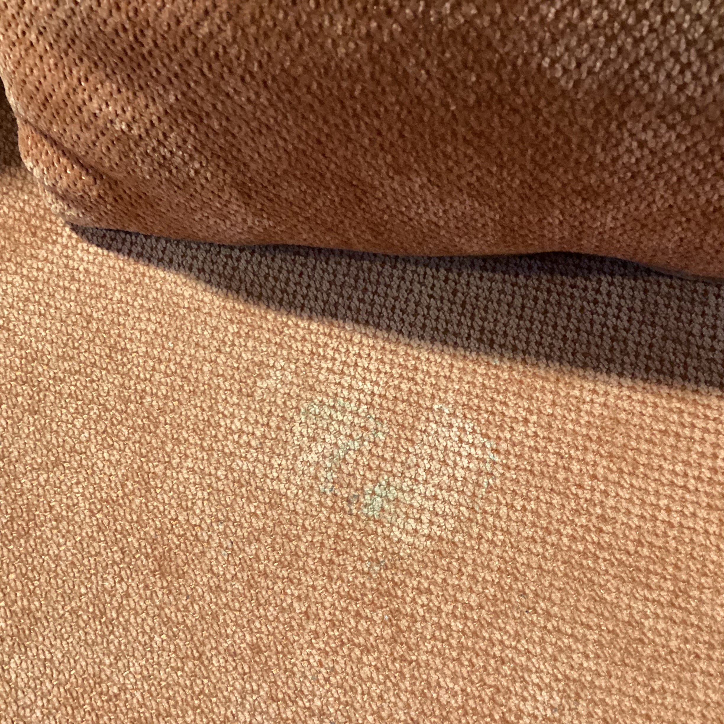 Burnt Orange Chenille Woven Convertible Sofa 81"x 32" to 65"x 26"