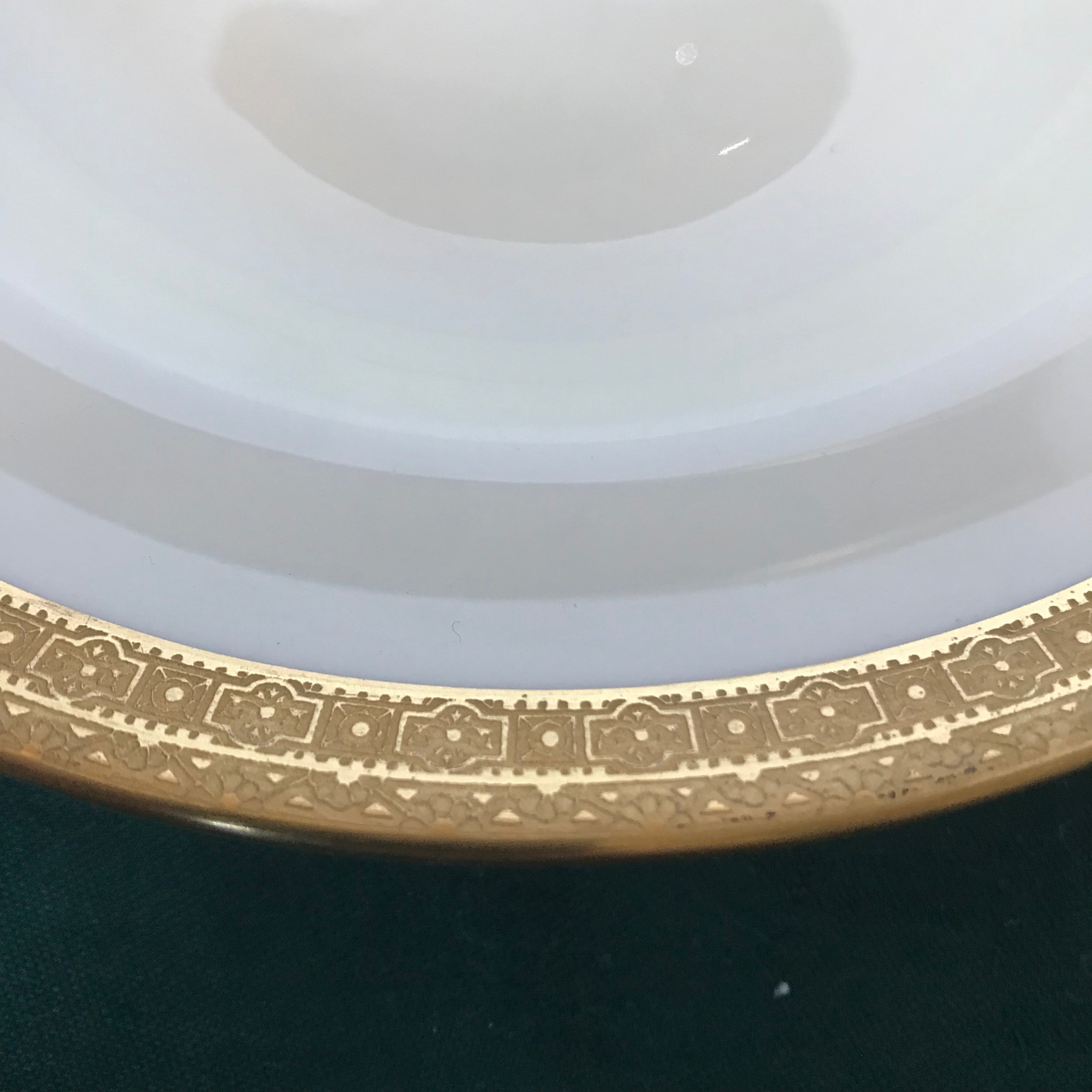 Set of 14 Vintage Royal Doulton "Royal Gold" #4980 Saucers