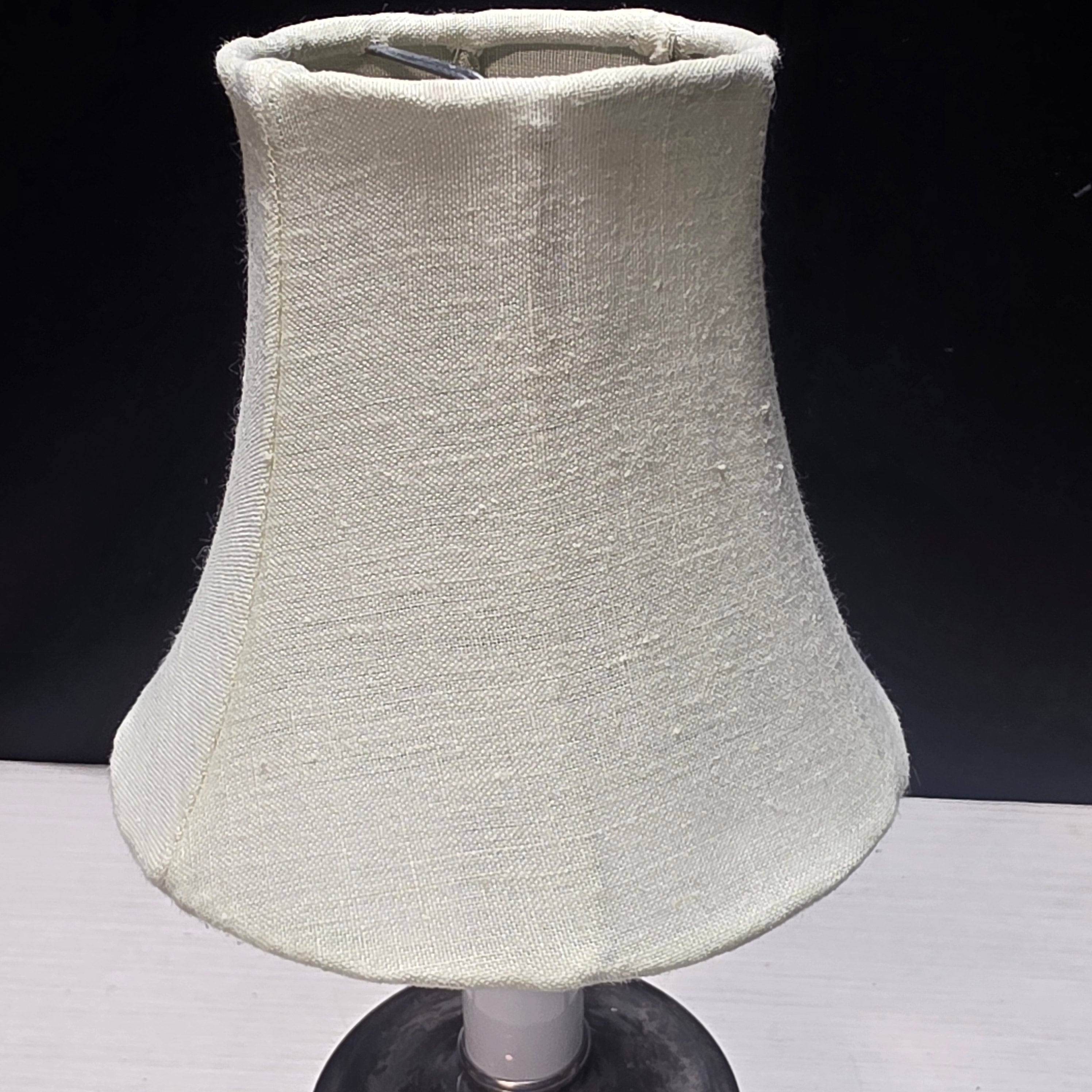 Adorable Mini Metal Repurposed Sugar Dish Table Lamp 7"x5"x12"