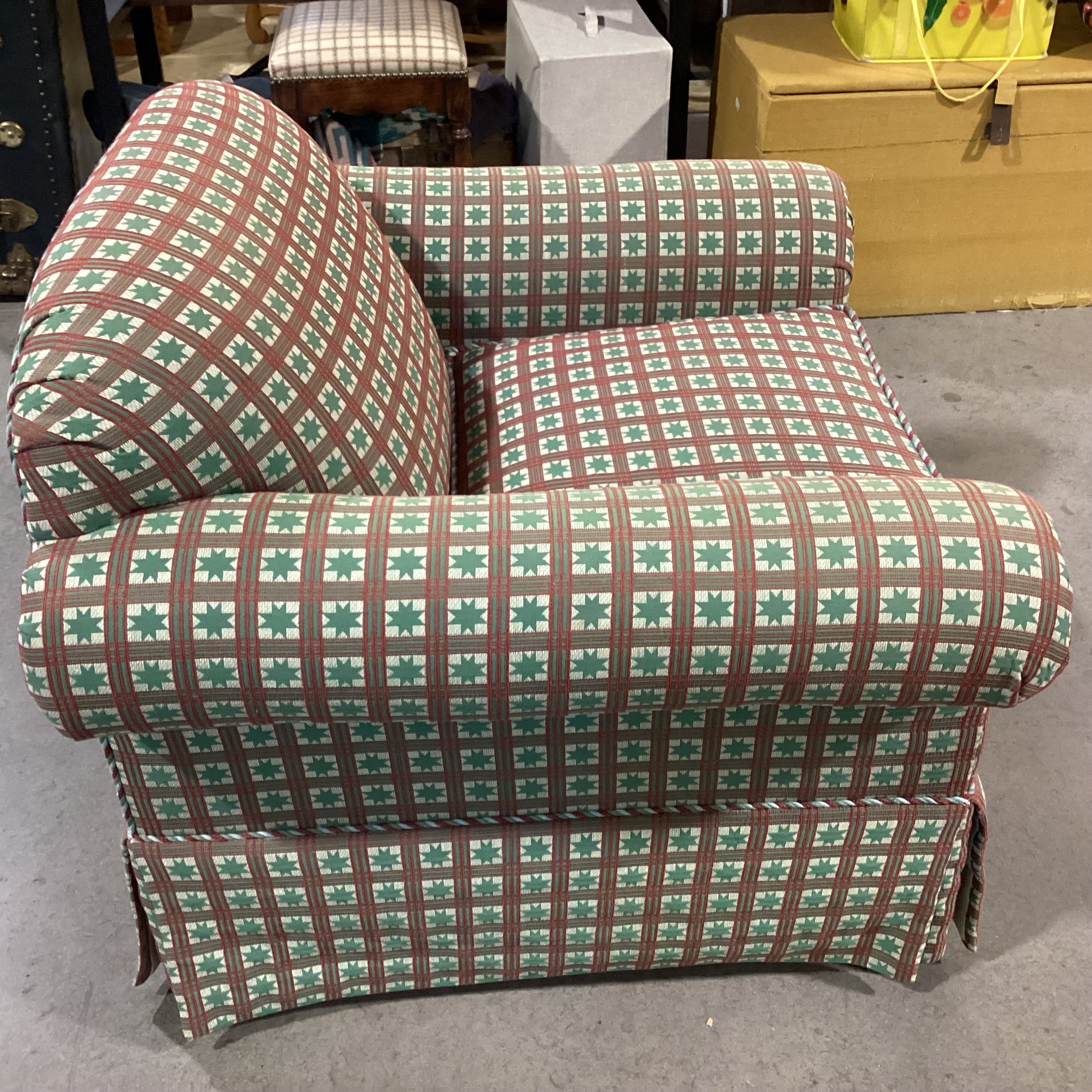 Custom Star Quilt Style Chair 39"x 33"x 34"