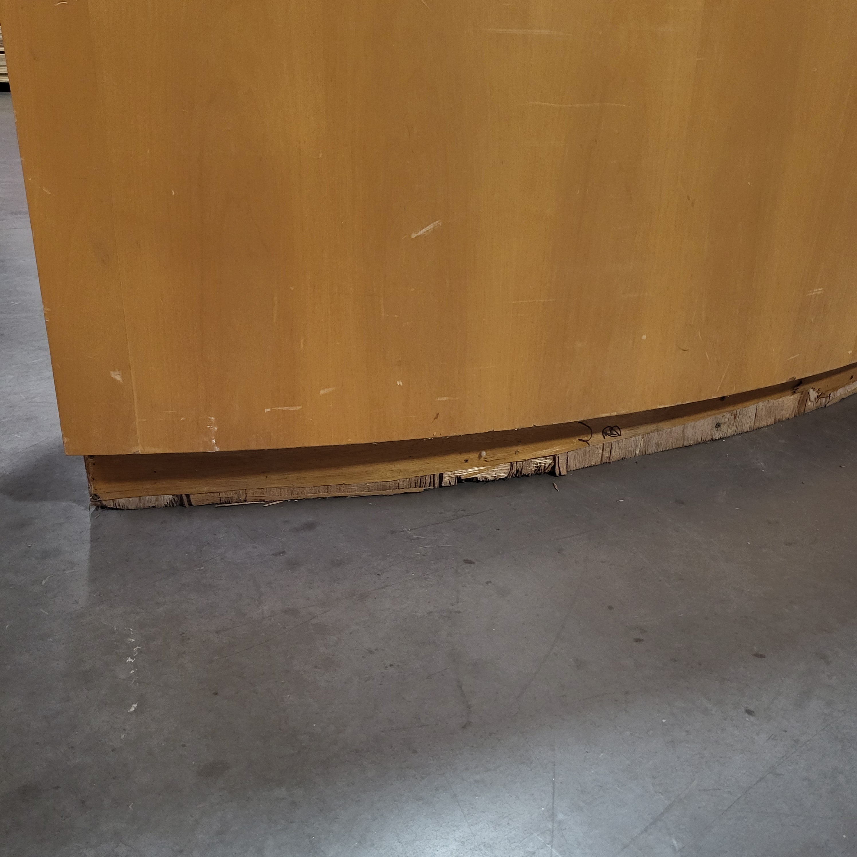 Veneer Glass Front 6 Drawer 2 Sliding Doors Display Case 73.5"x 24"x 40"