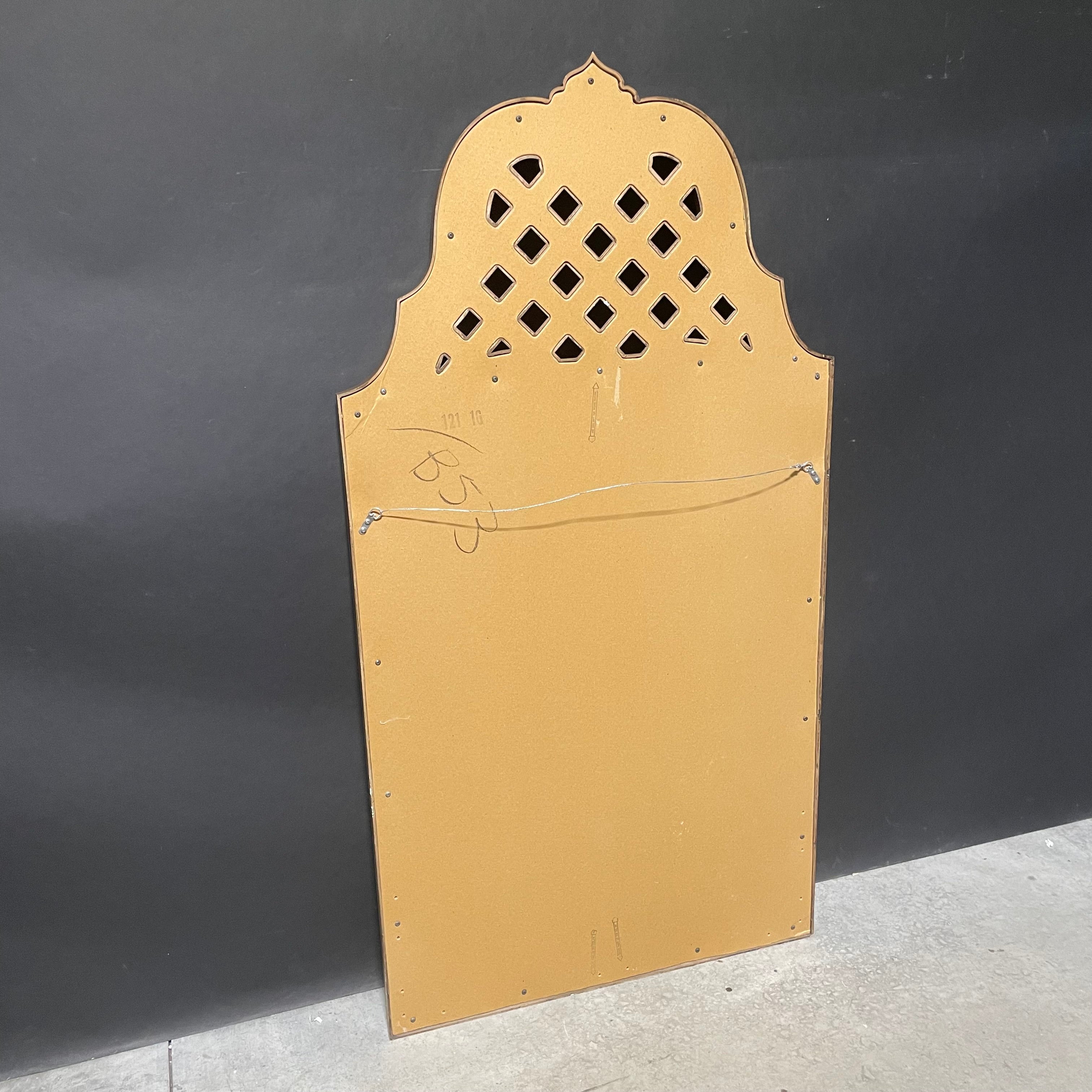 Faux Wood Ornate Framed Wall Mirror 29 3/4" x 55"