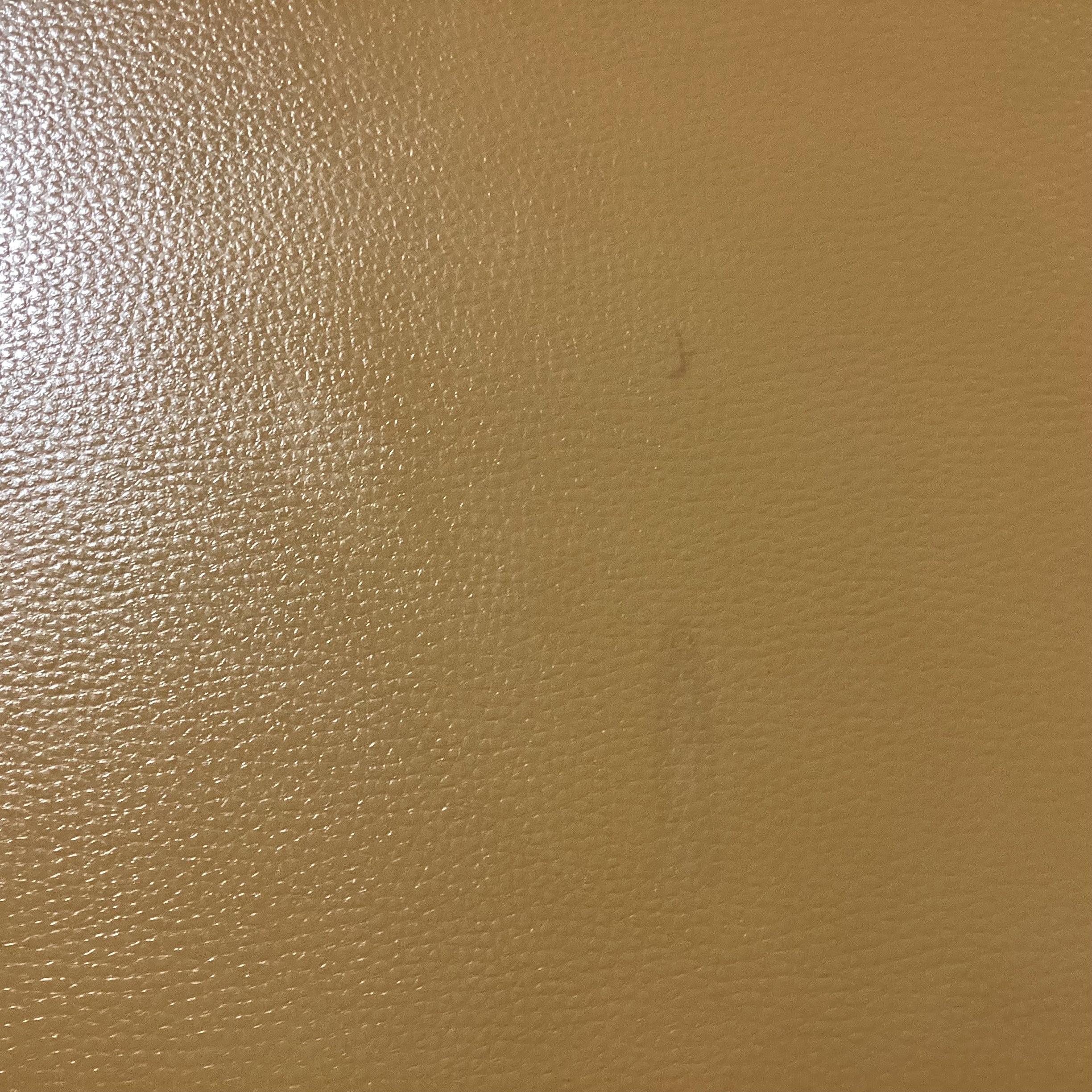 Tan Faux Leather Nailhead Stool Ottoman 21"x 21"x 20.5"