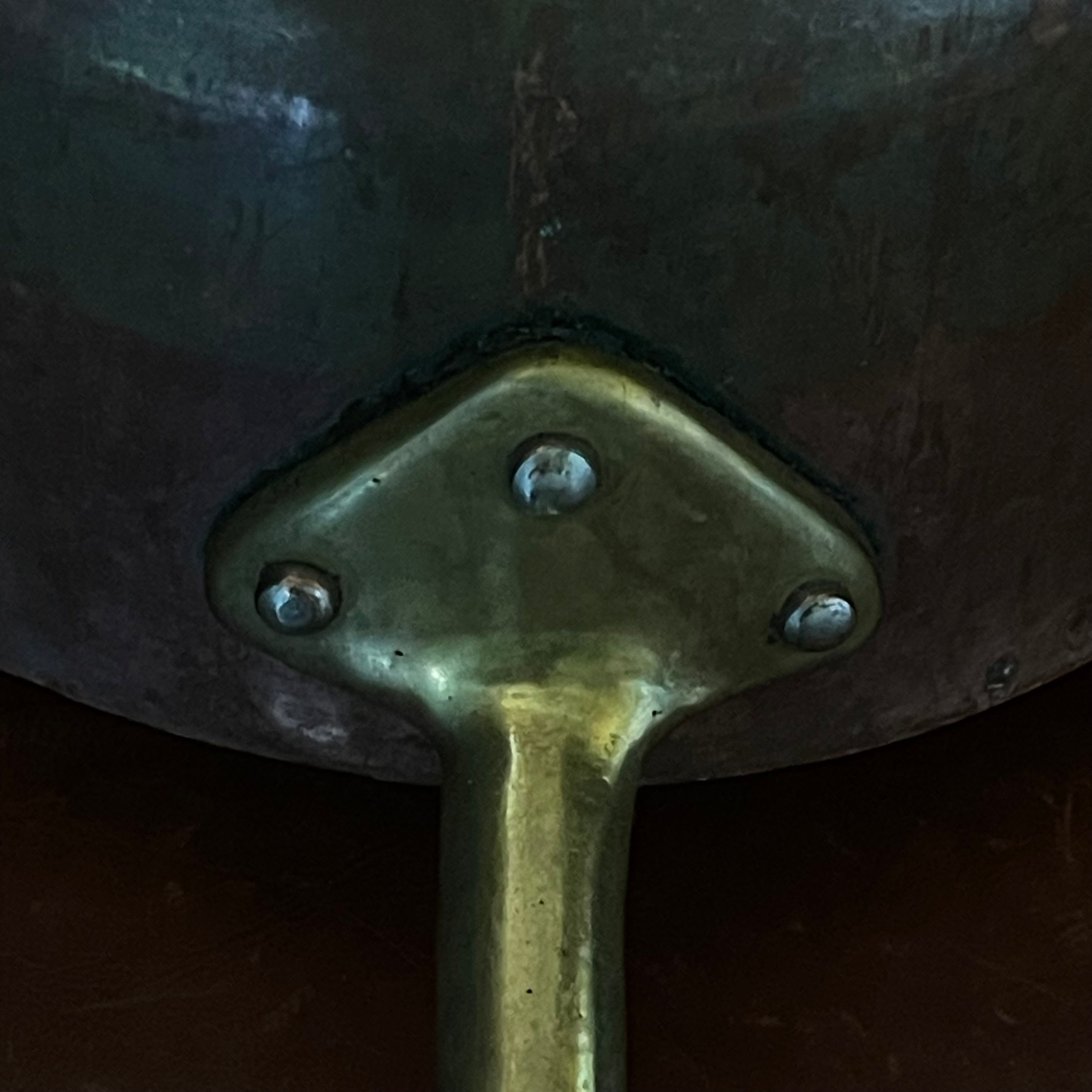 Vintage Copper/Brass Saucepan, 8"x 4"