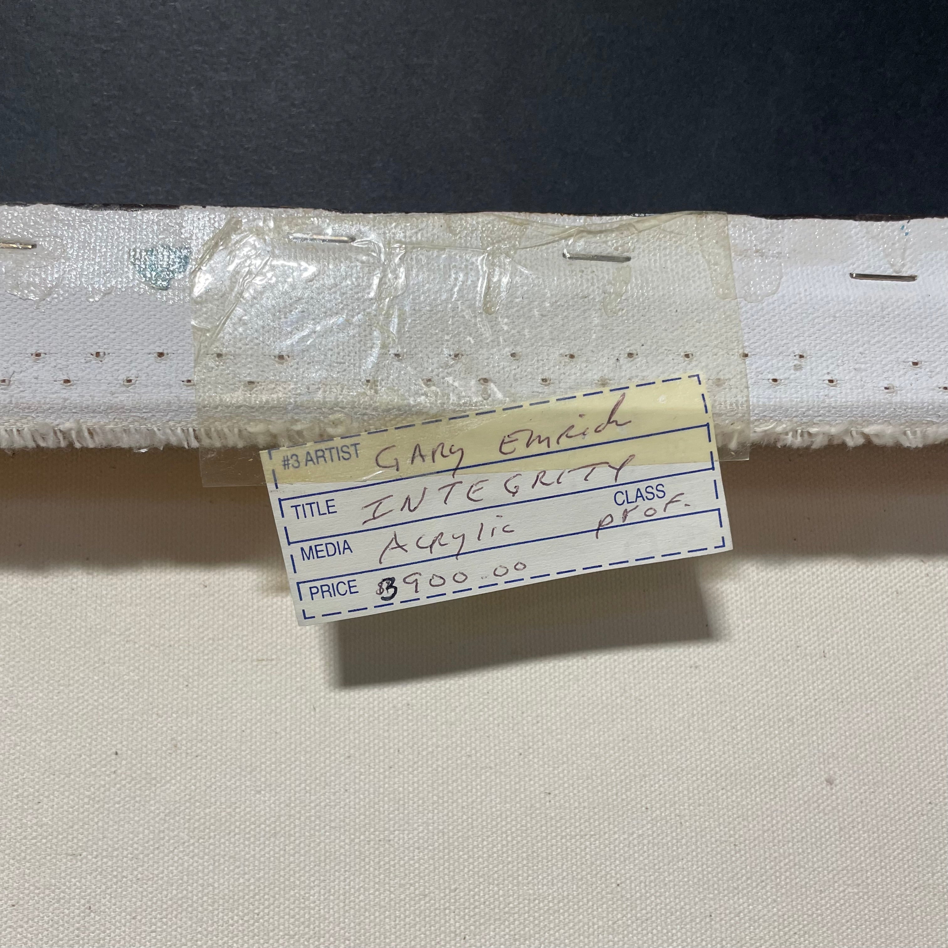 Gary Emrich Signed/Dated "Integrity" Original Painting 48" x 36"