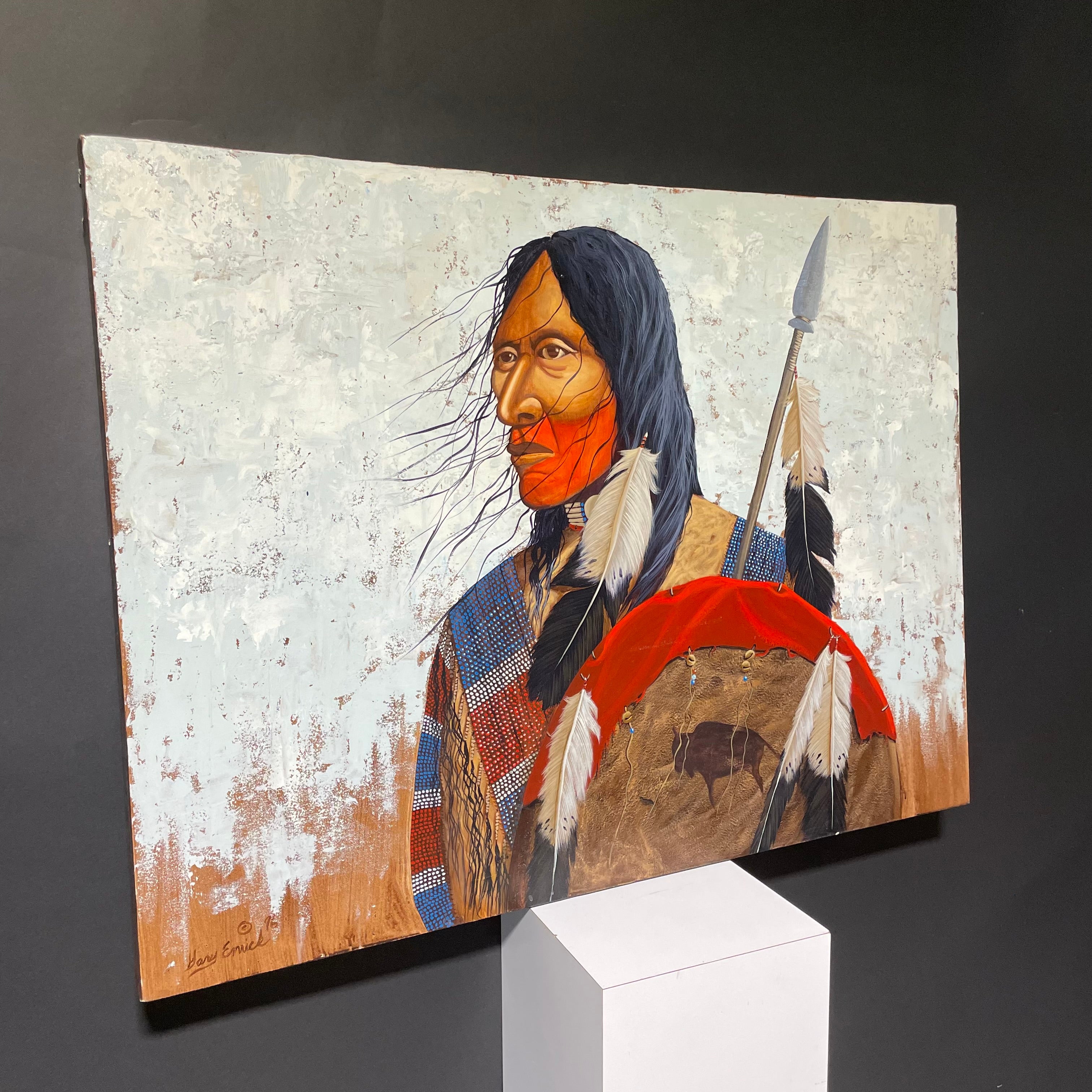 Gary Emrich Signed/Dated "Integrity" Original Painting 48" x 36"