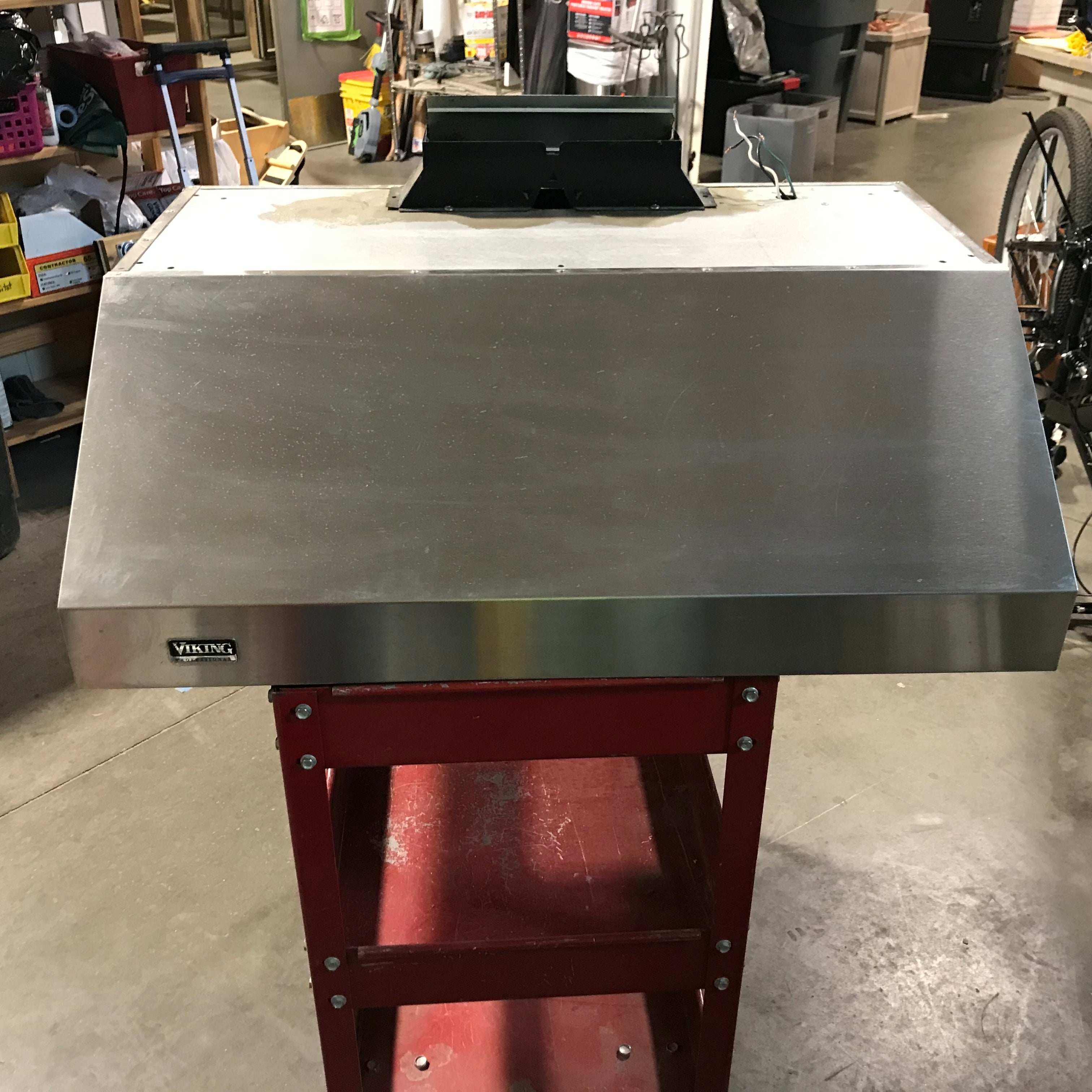Viking 30" Stainless Steel, Internal Working Motor Range Hood 30"x 21"x 10"