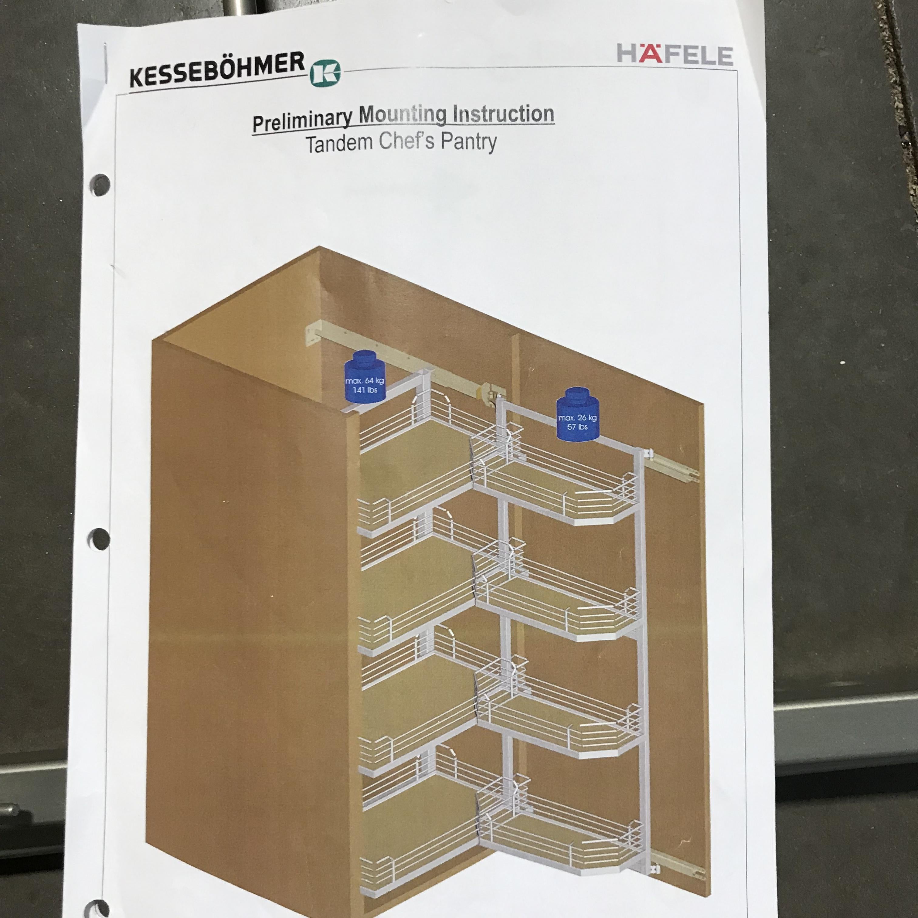 Kessebohmer Tandem Chef's Pantry System