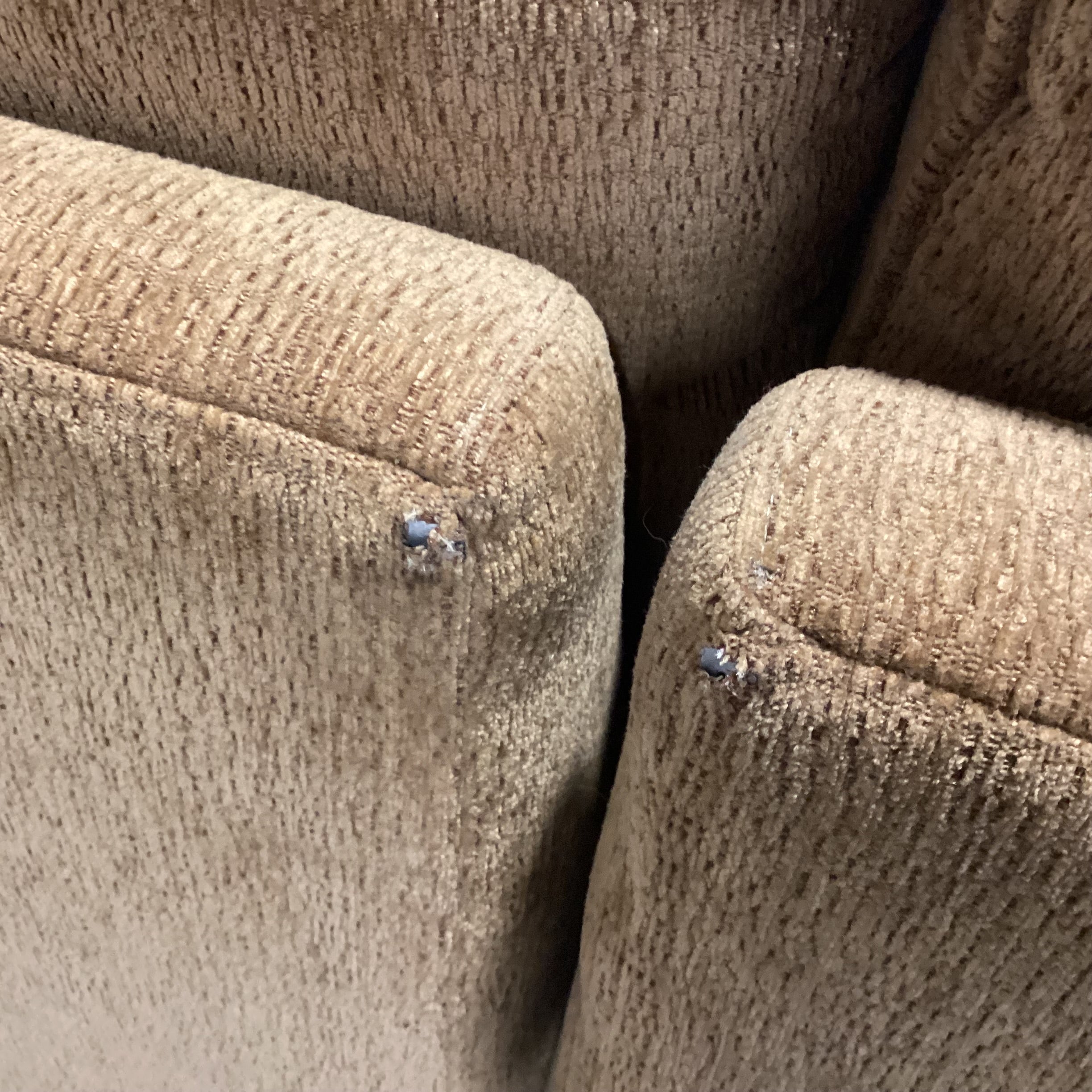 Woodmark a Howard Miller Co. Golden Texture Woven Chenille Down Mix 2 Piece Sectional 95"x 95"x 39"x 35"