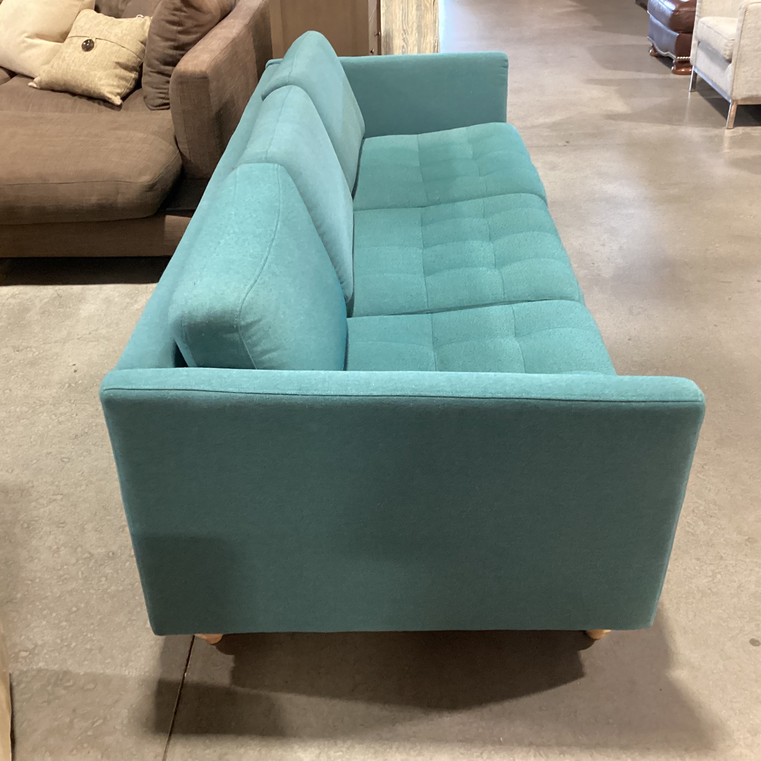 BoConcept Osaka Teal Sofa 95"x 34"x 24"