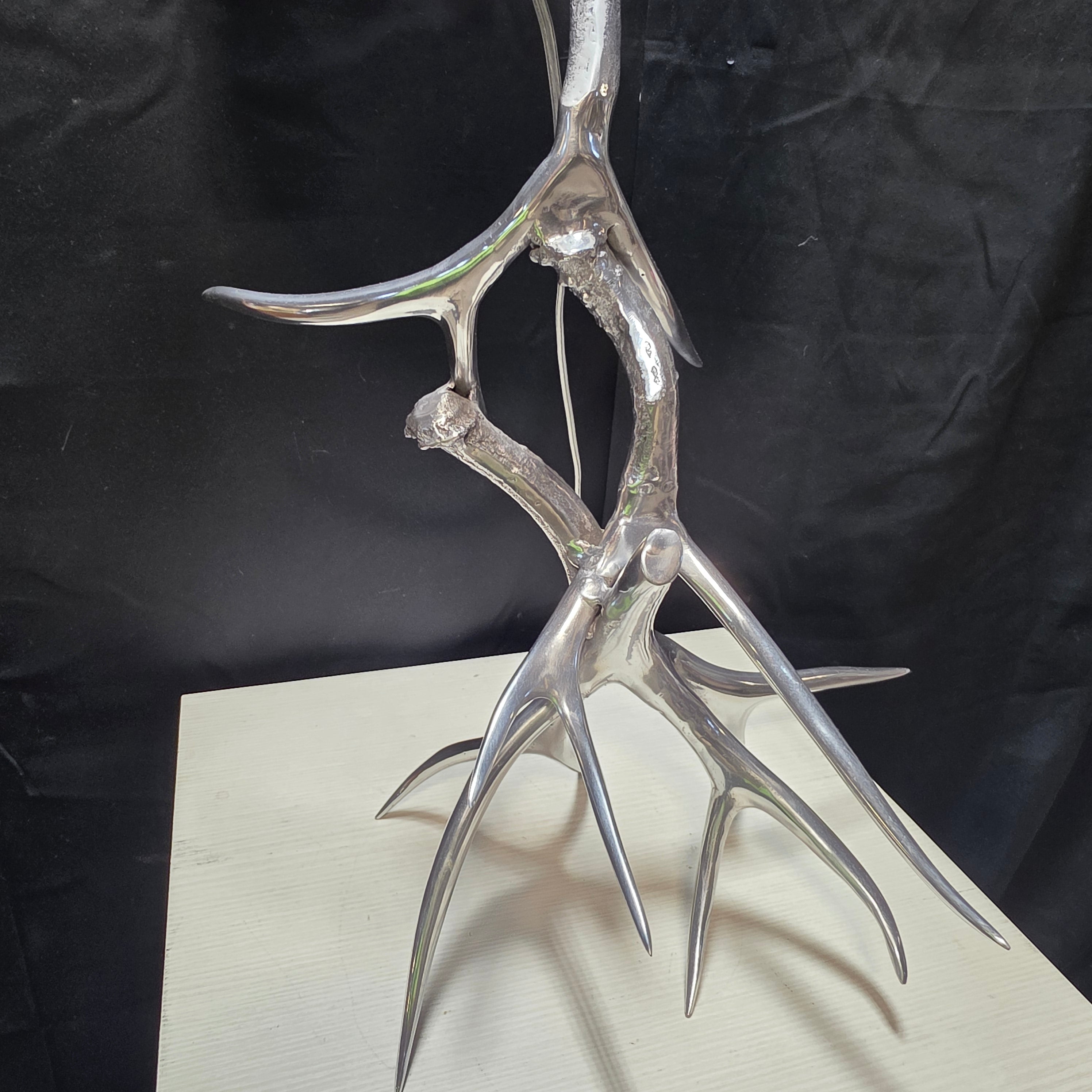 Aluminum Antler Lamp by Roost "15x"22"x34"