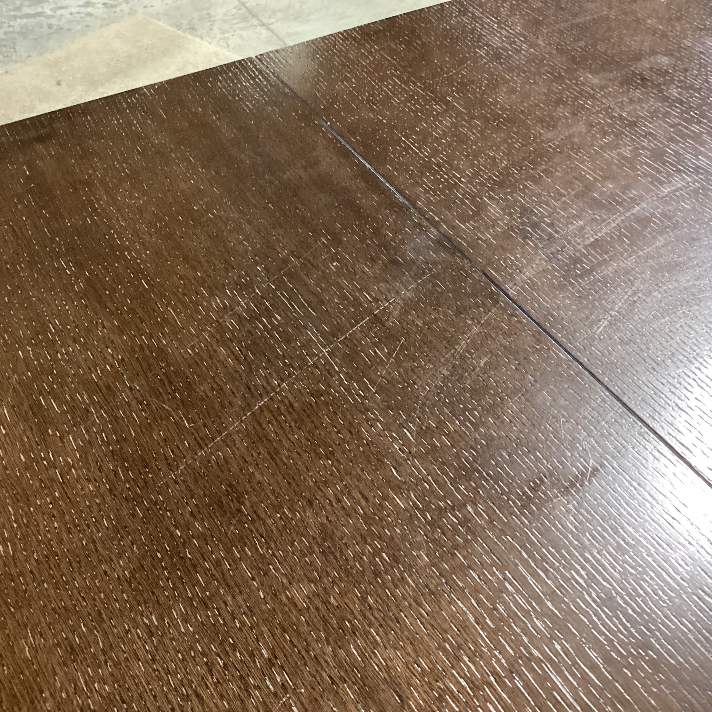 Bernhardt Clarendon Collection Ash Solids & Quartered White Oak Veneers 1 Leaf Dining Table 79" to 103"x 47"x 30"