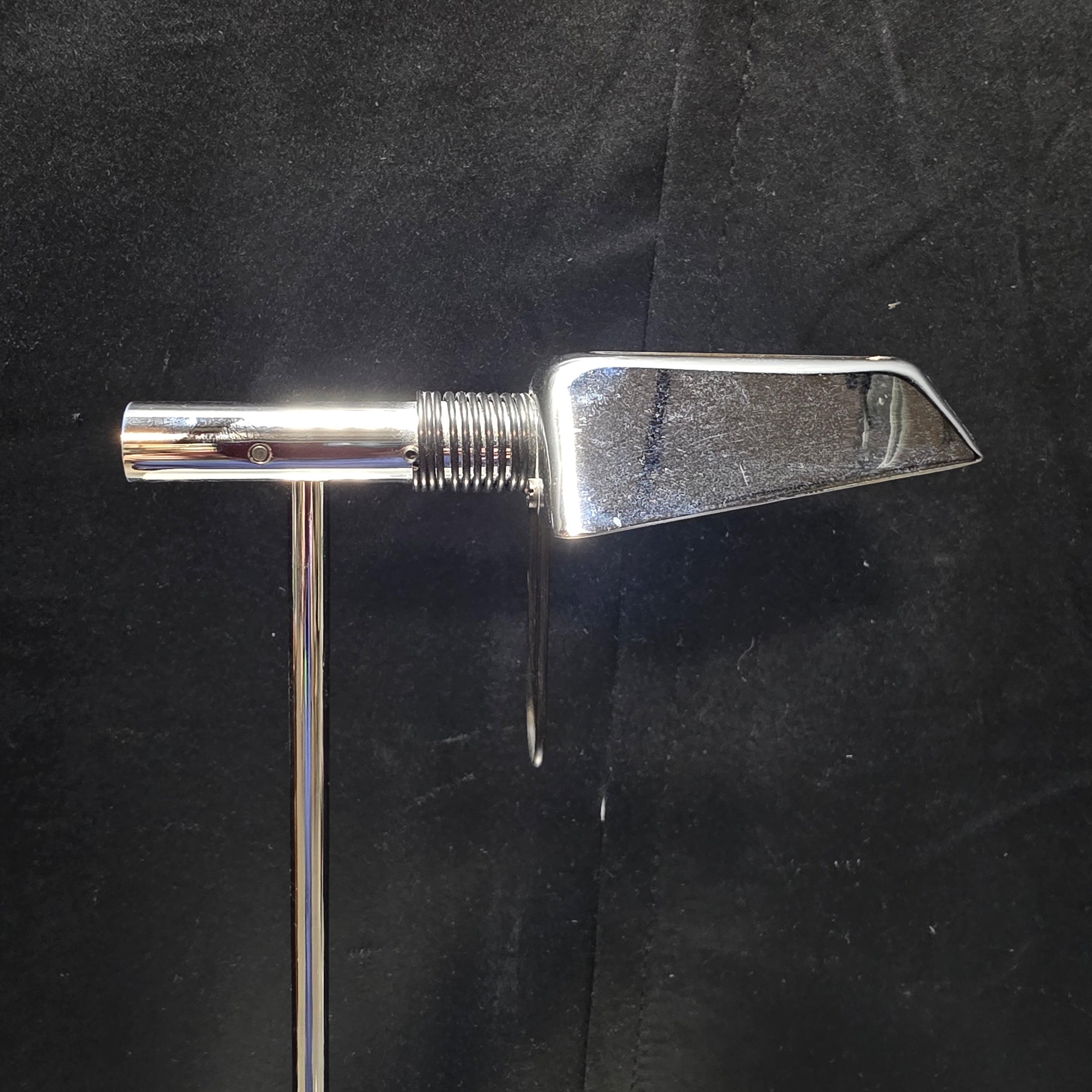 Carpyen Tema Table Lamp in Matte Nickel Made in Barcelona 7.5"Dx26"