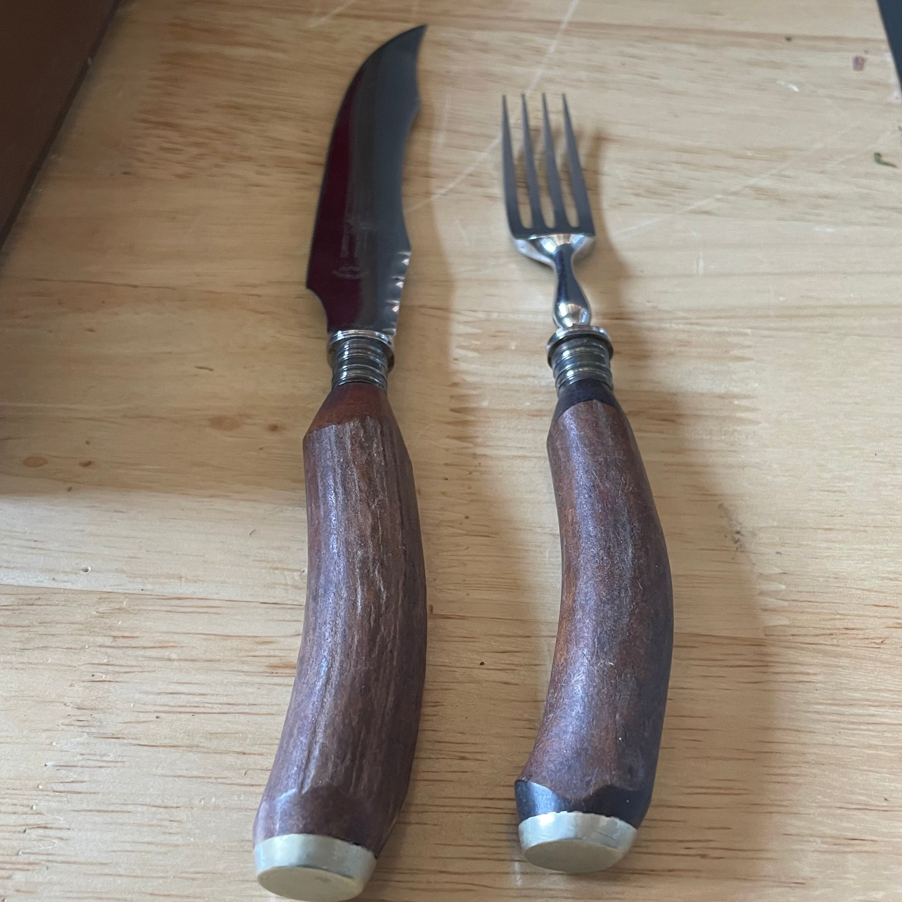 Vintage Set of 14 Pieces Harrison Bros. & Howson Master Steak and Carving Serviceware