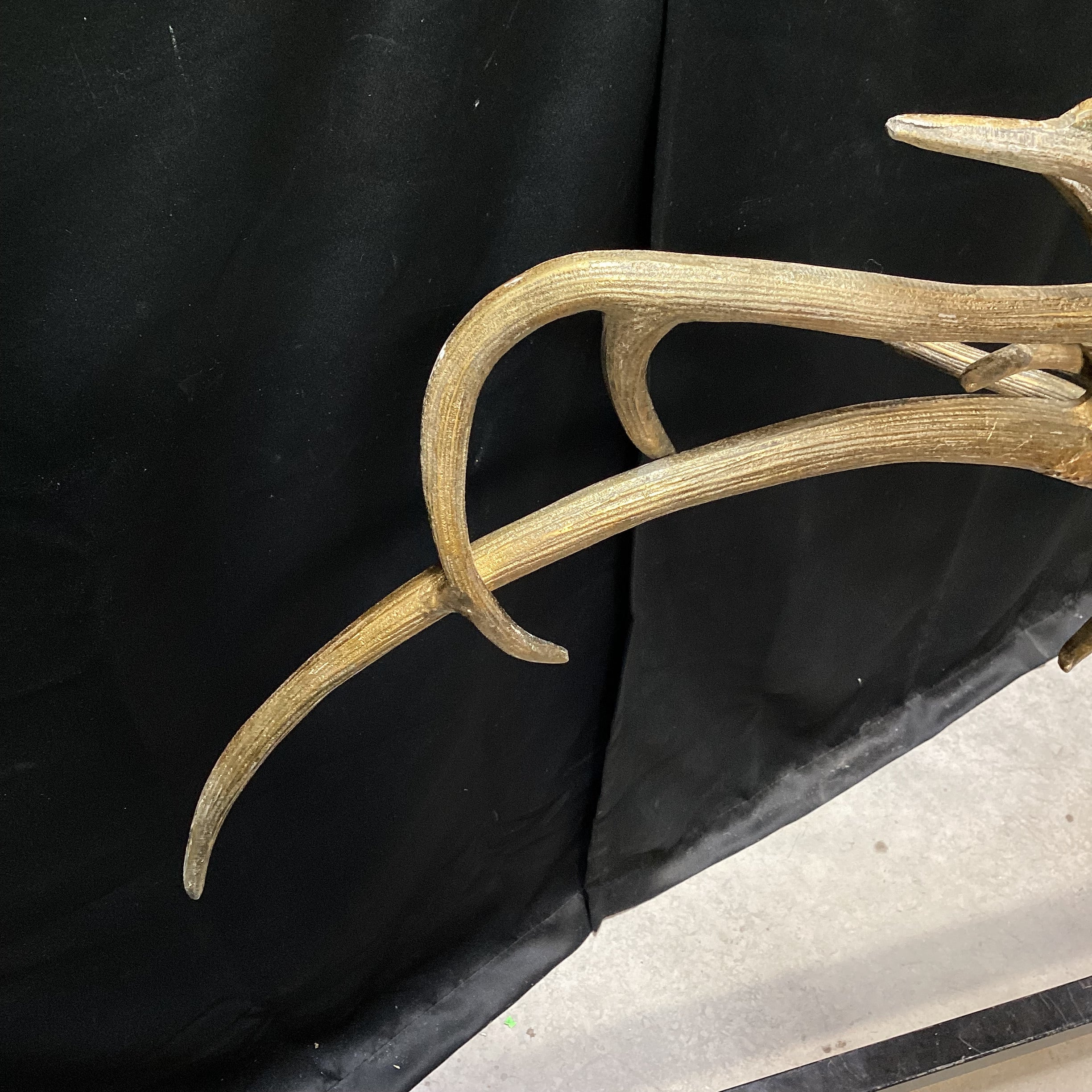 Faux Antler Aluminum Cast Hanging Art (2) 43" x 65"
