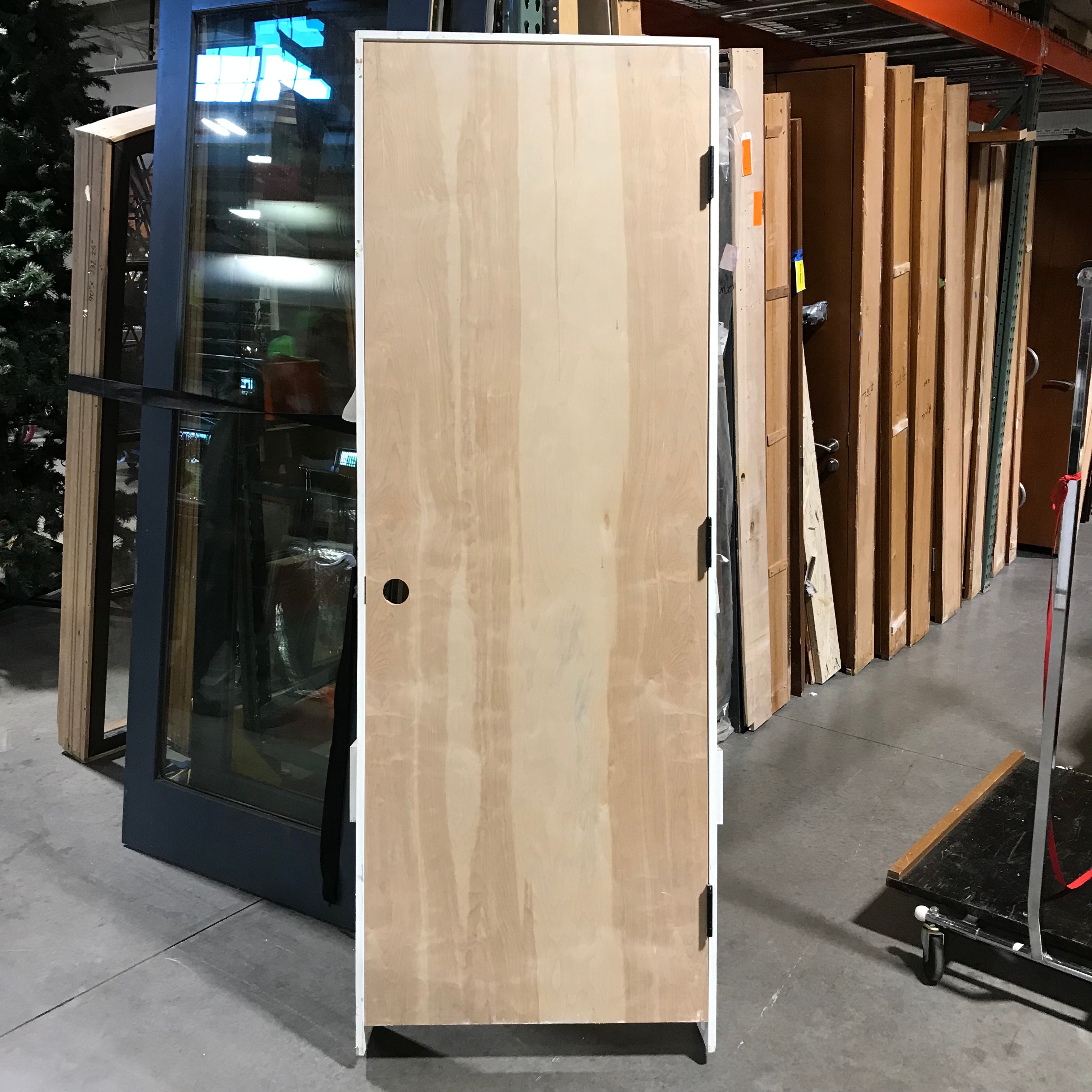 28"x 80" LH Birch Solid Interior Door with Jamb